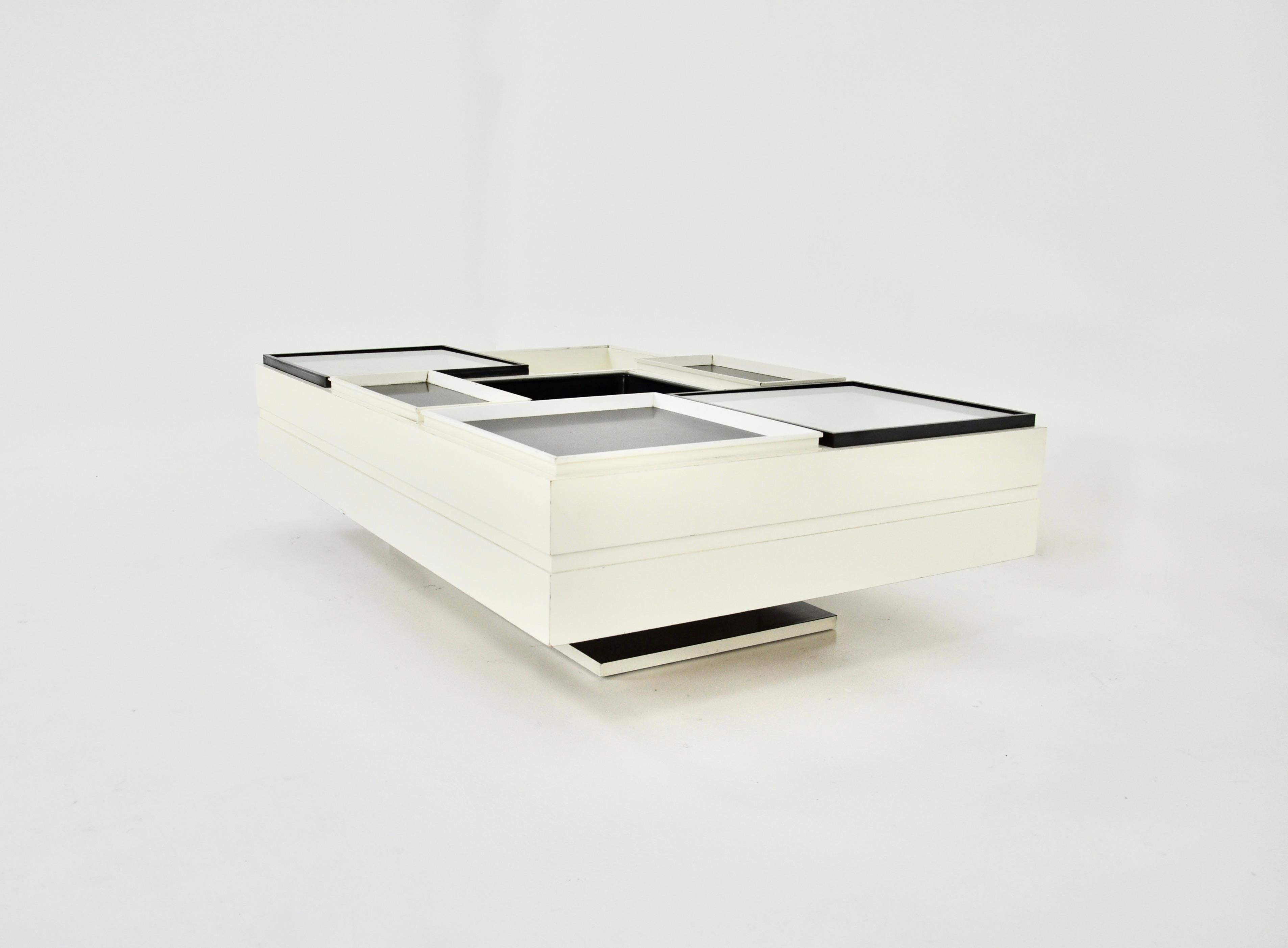 Wood Coffee Table by Carlo Hauner for Forma, 1960s For Sale