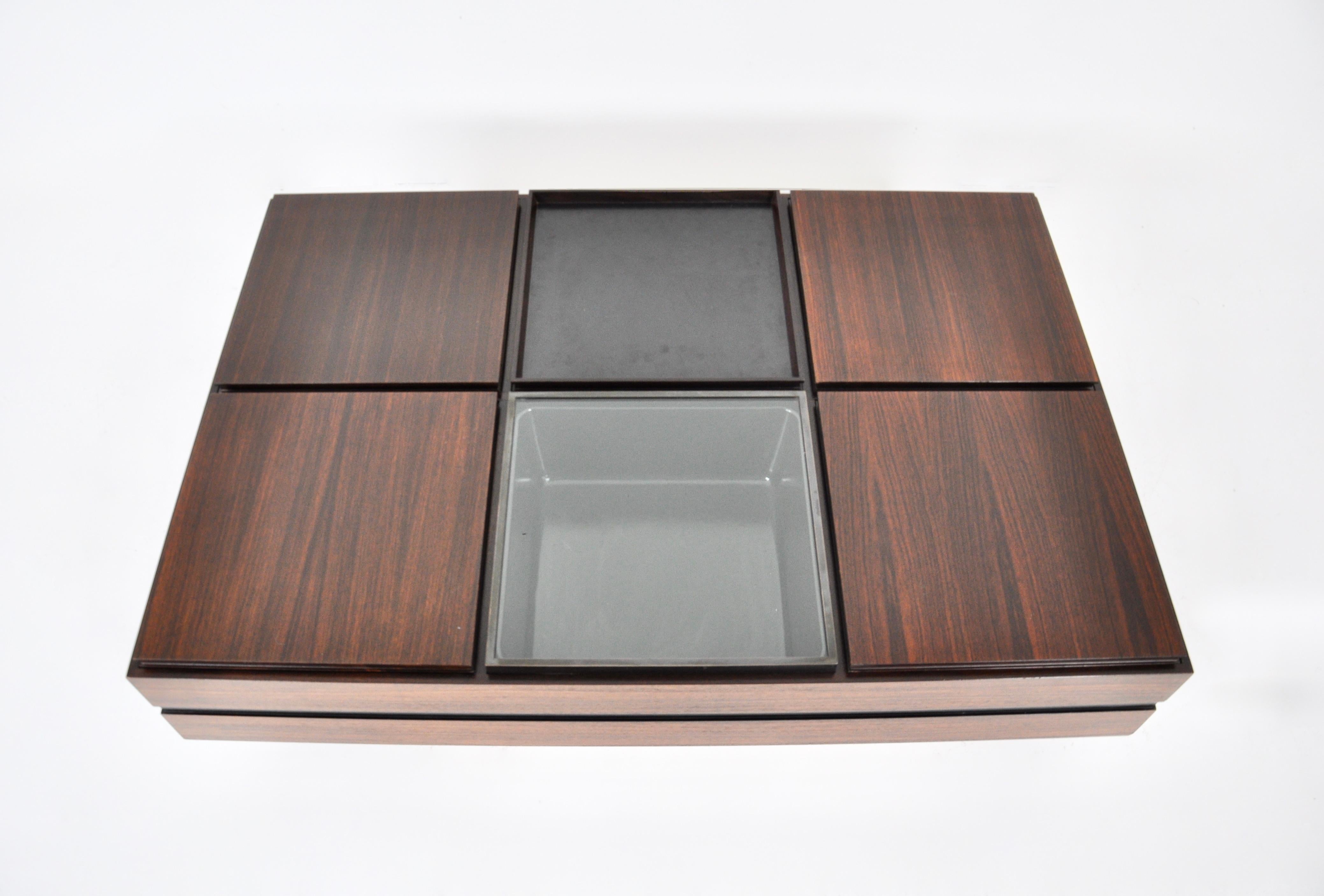 Glass Coffee Table by Carlo Hauner for Forma, 1960s For Sale