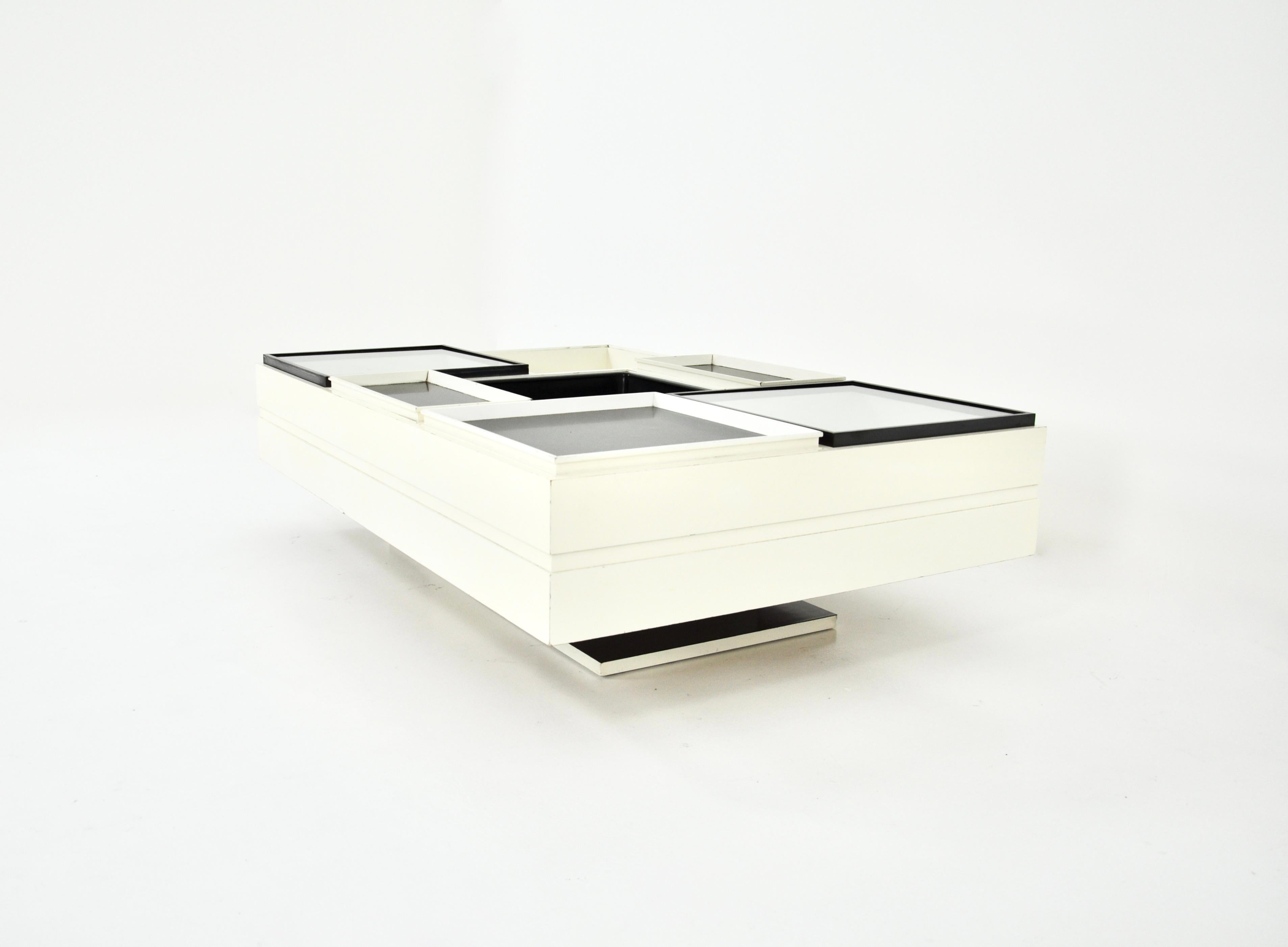 Glass Coffee Table by Carlo Hauner for Forma, 1960s For Sale