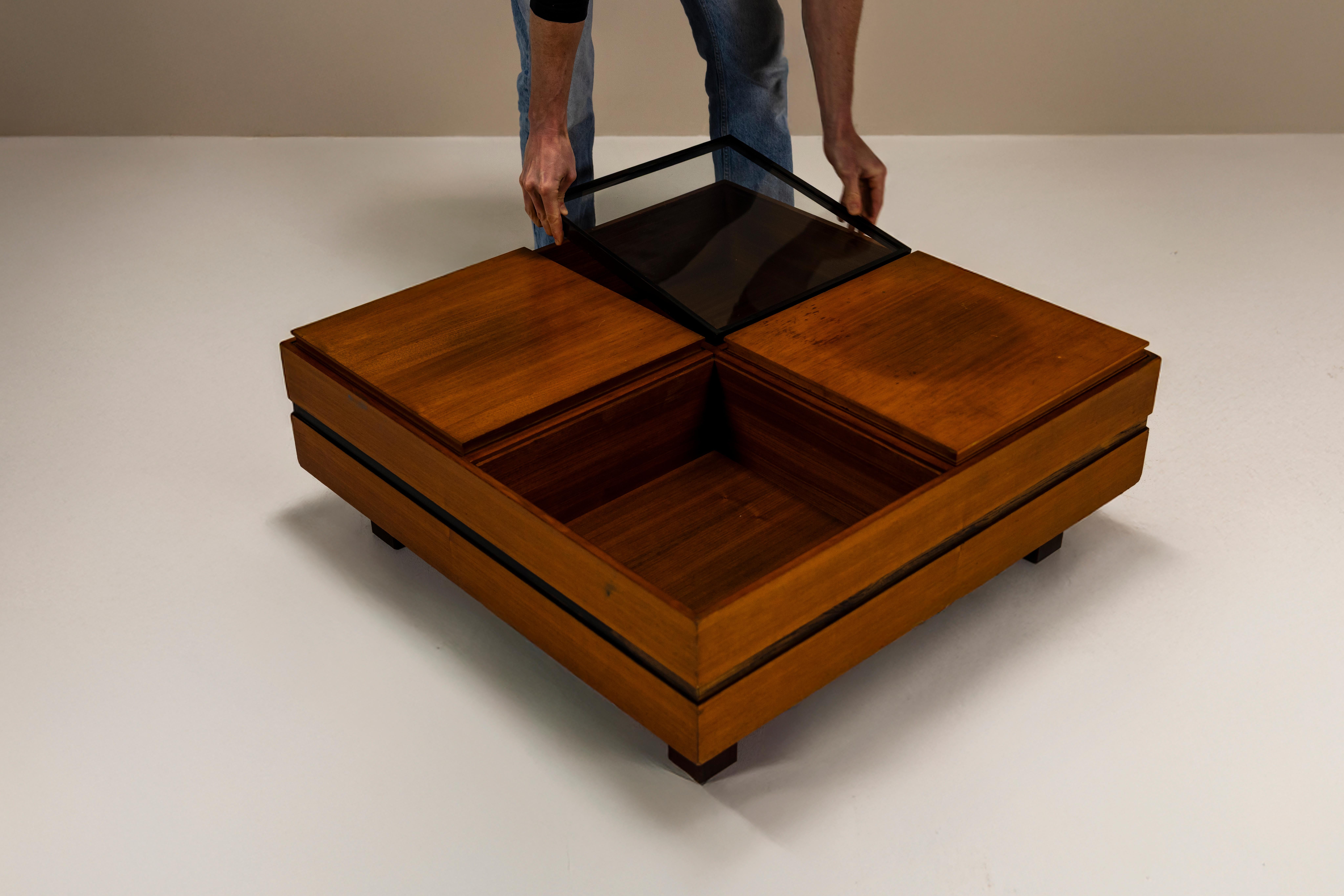Teck Coffee Table by Carlo Hauner for Forma, 1960s en vente