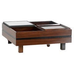 Table basse de Carlo Hauner pour Forma Italy des années 1960.