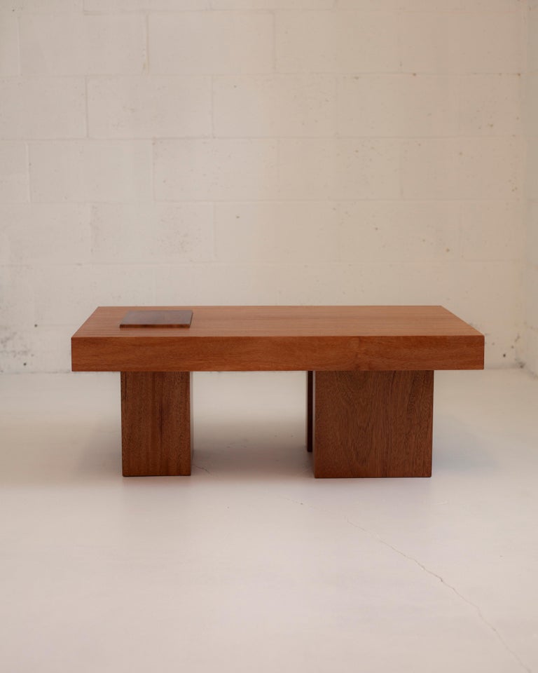 African Mahogany Coffee Table by CFP For Sale at 1stDibs