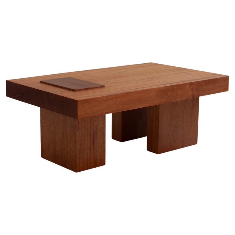 African Mahogany Coffee Table by CFP For Sale at 1stDibs