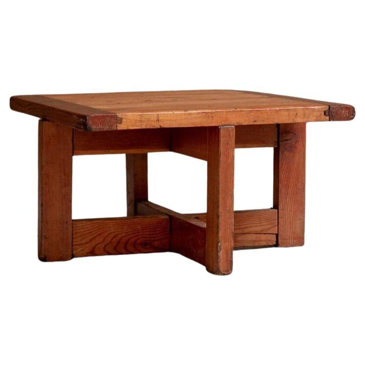 Coffee table by Charlotte Perriand, France, 1960s, Les Arcs 1600