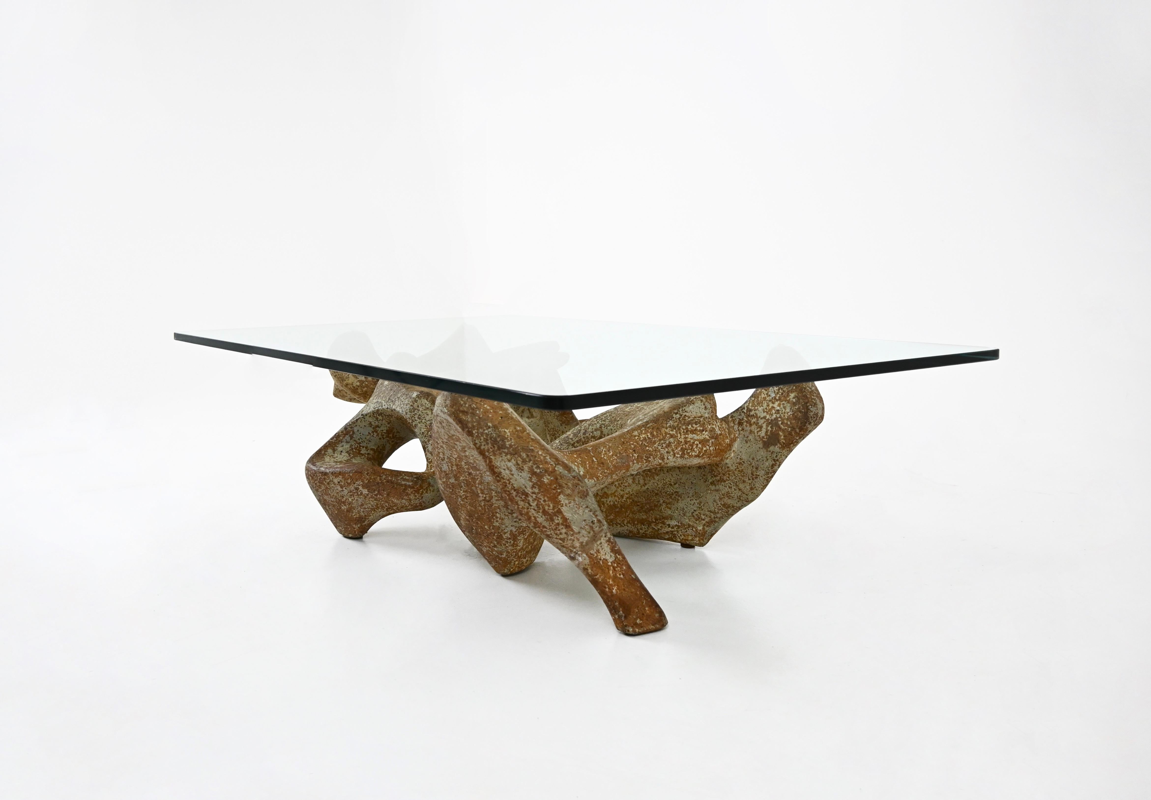 Coffee table by Claudio Trevi, 1970s In Good Condition In bruxelles, BE