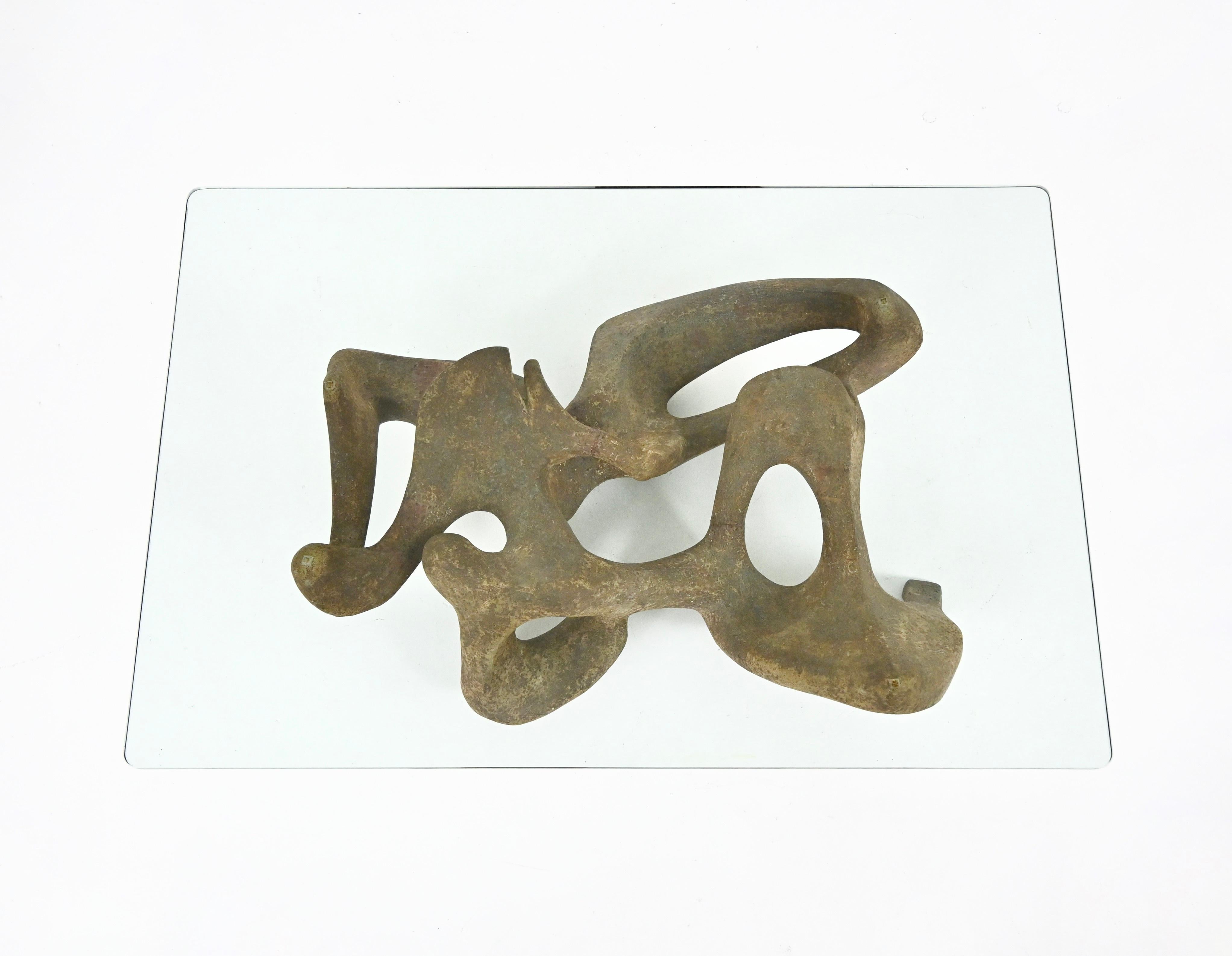 Late 20th Century Coffee table by Claudio Trevi, 1970s For Sale