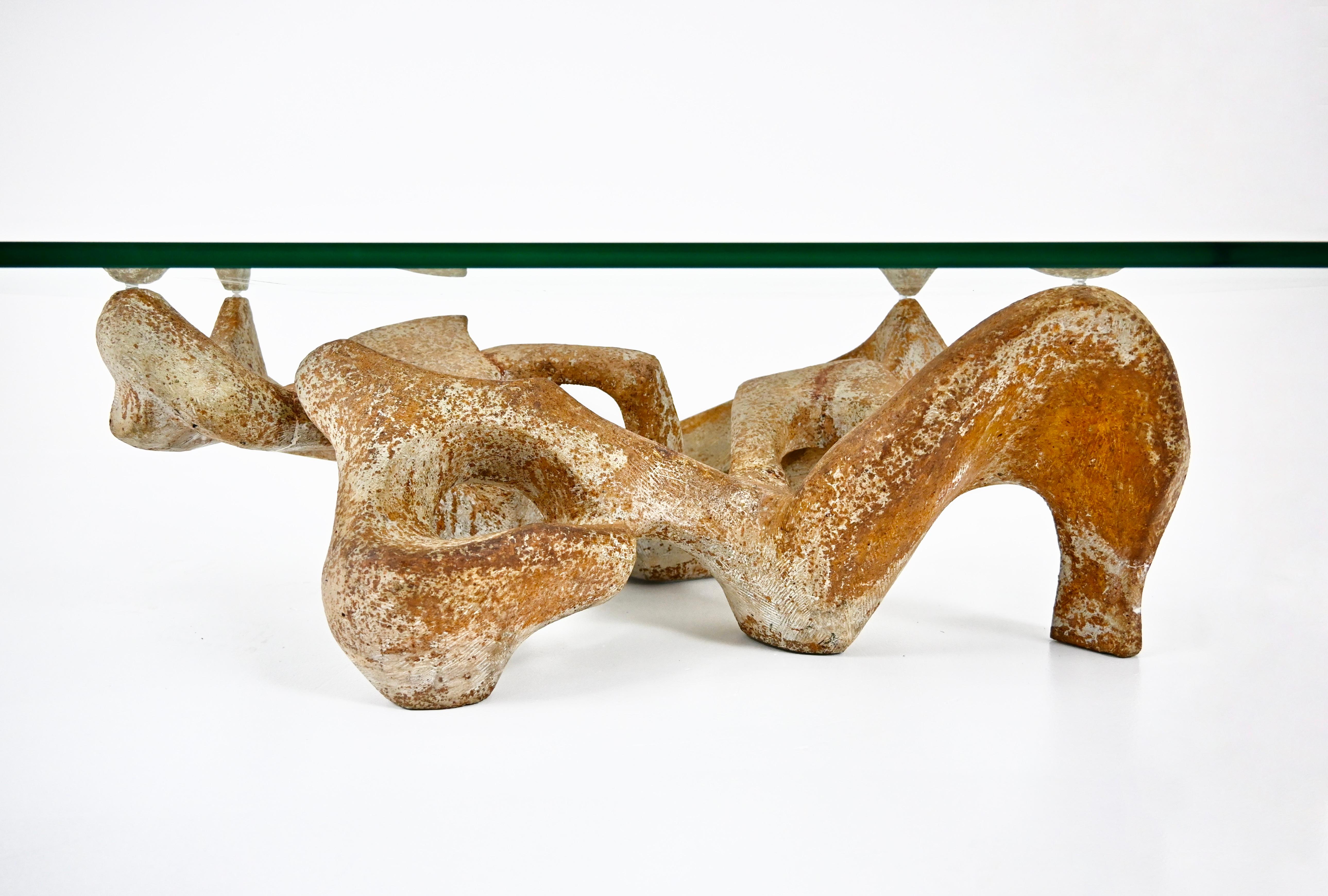 Verre Table basse de Claudio Trevi, 1970 en vente