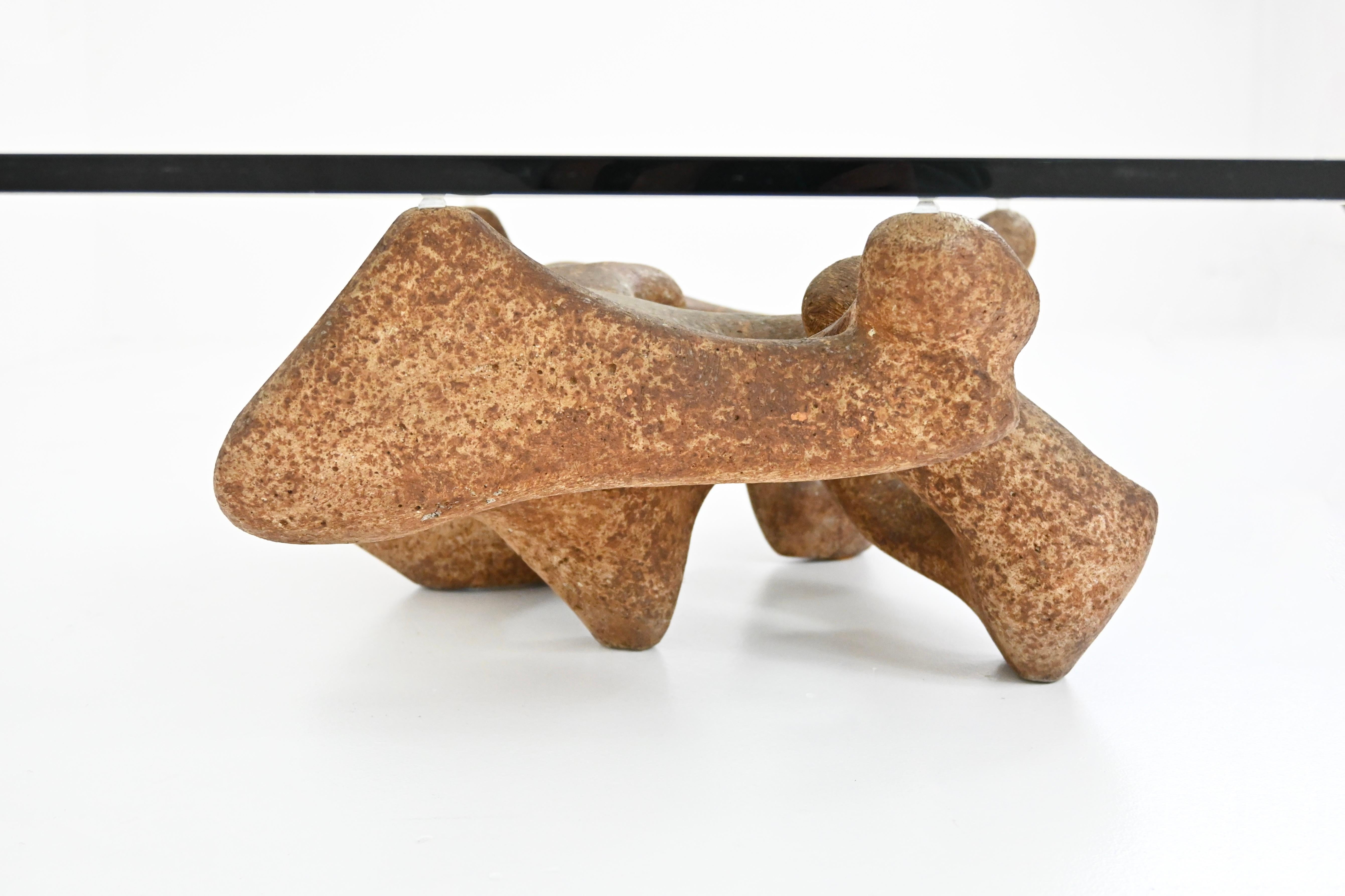 Coffee table by Claudio Trevi, 1970s For Sale 1