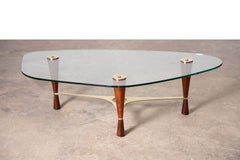 Edward Wormley Asymmetric Coffee Table for Dunbar Model 5309