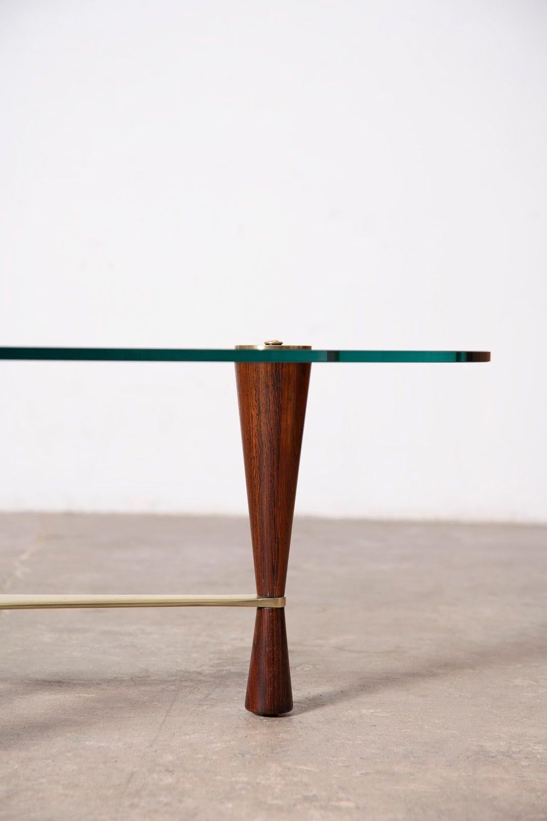 Mid-20th Century Edward Wormley Asymmetric Coffee Table for Dunbar Model 5309 For Sale
