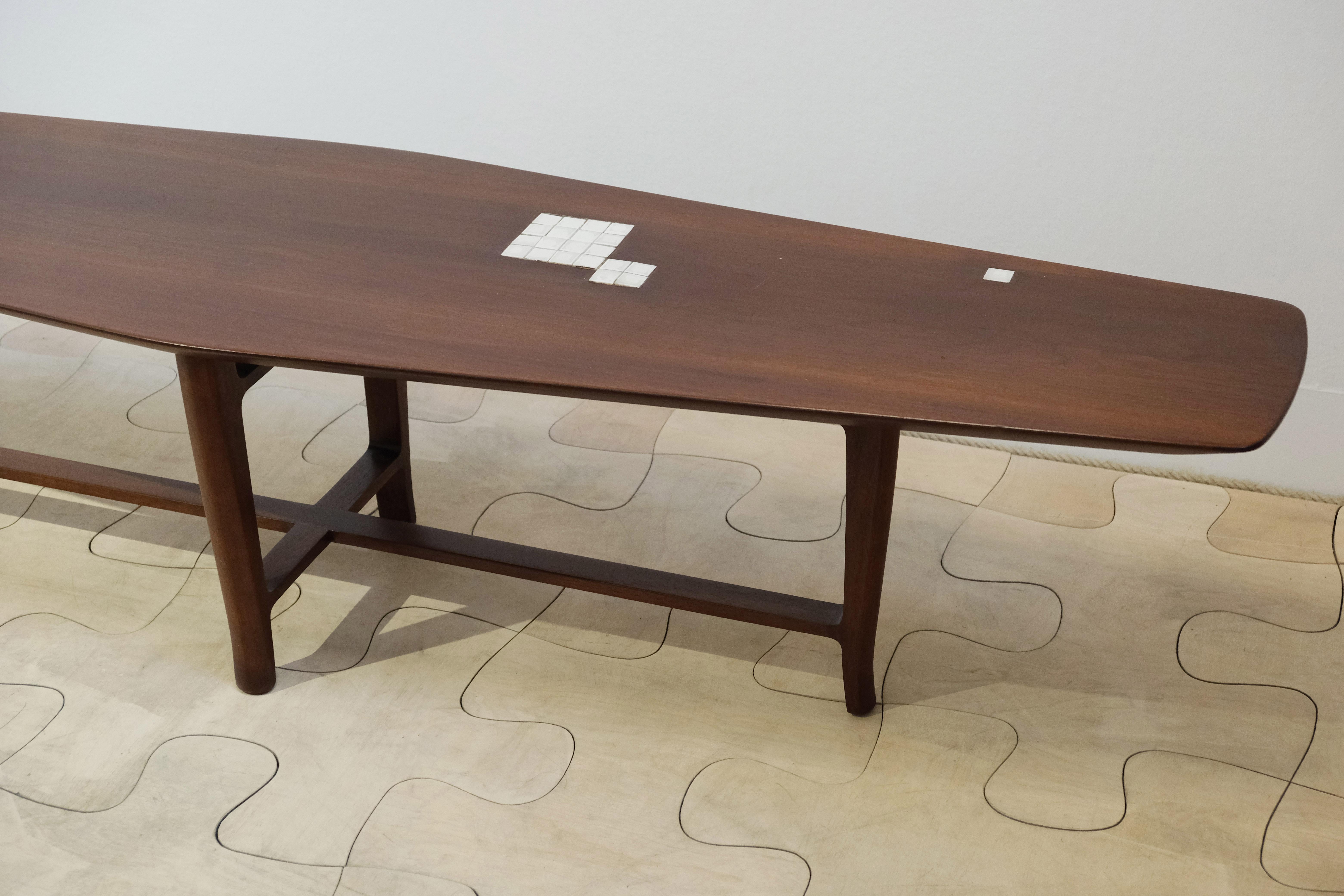 Mesa de centro de Edward Wormley / Dunbar mediados del siglo XX en venta