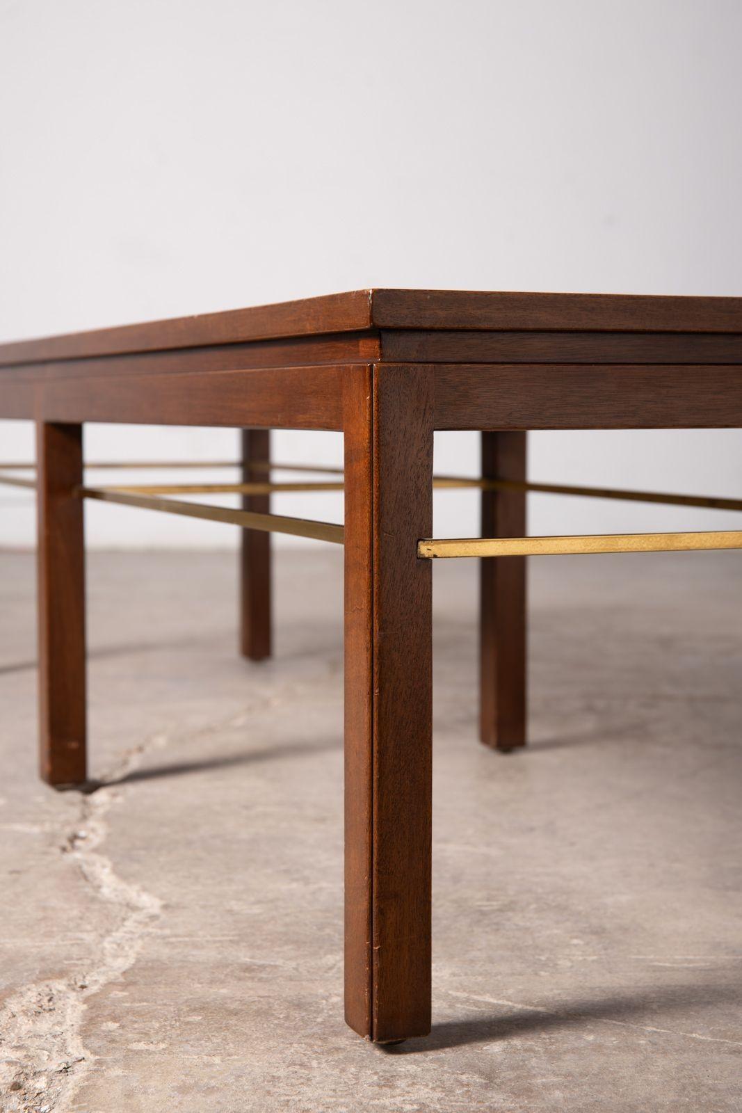 Laiton Table basse Edward Wormley pour Dunbar en vente