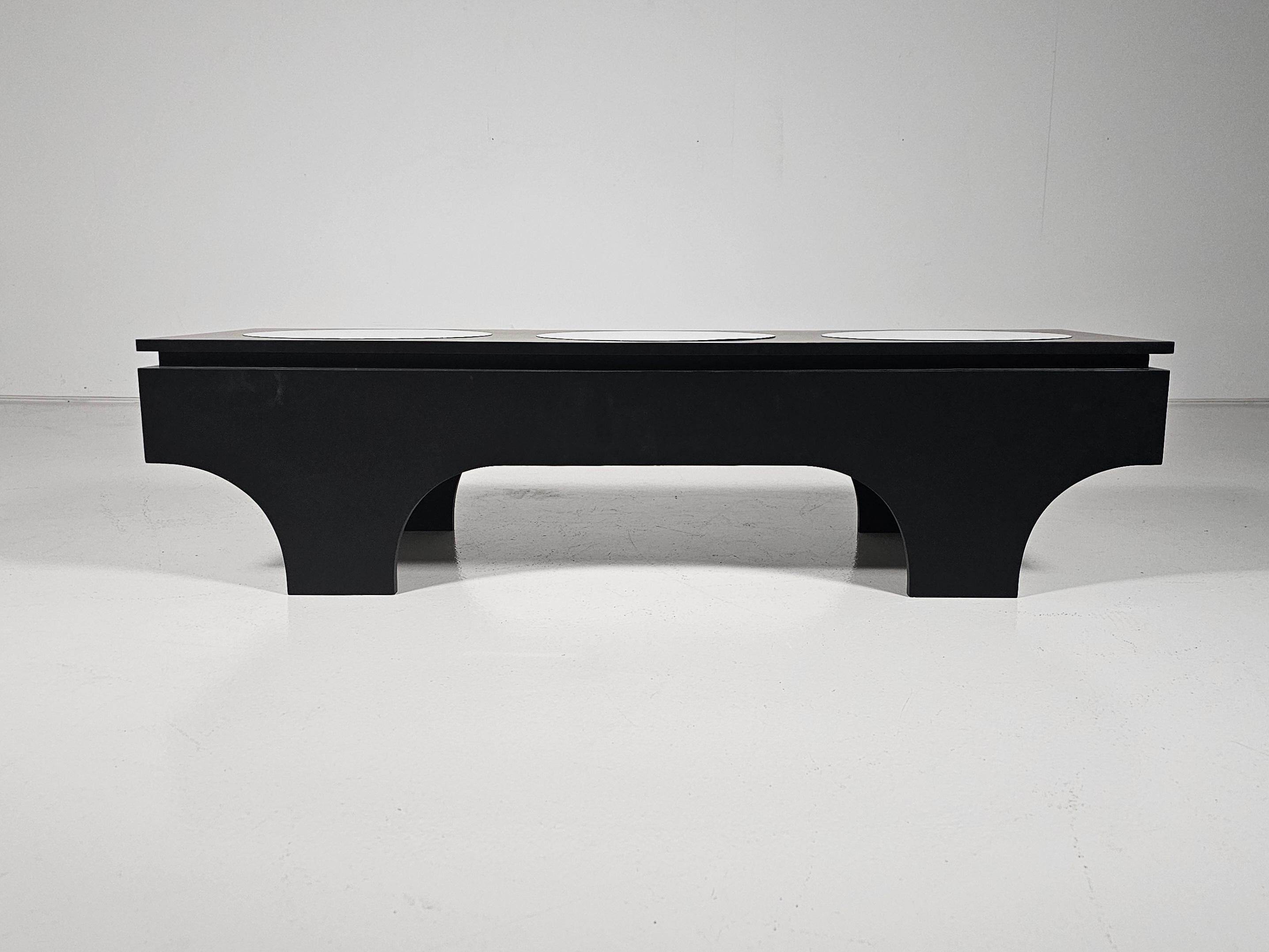 Couchtisch von Emiel Veranneman und Victor Vasarely, 1960er Jahre (Moderne der Mitte des Jahrhunderts) im Angebot
