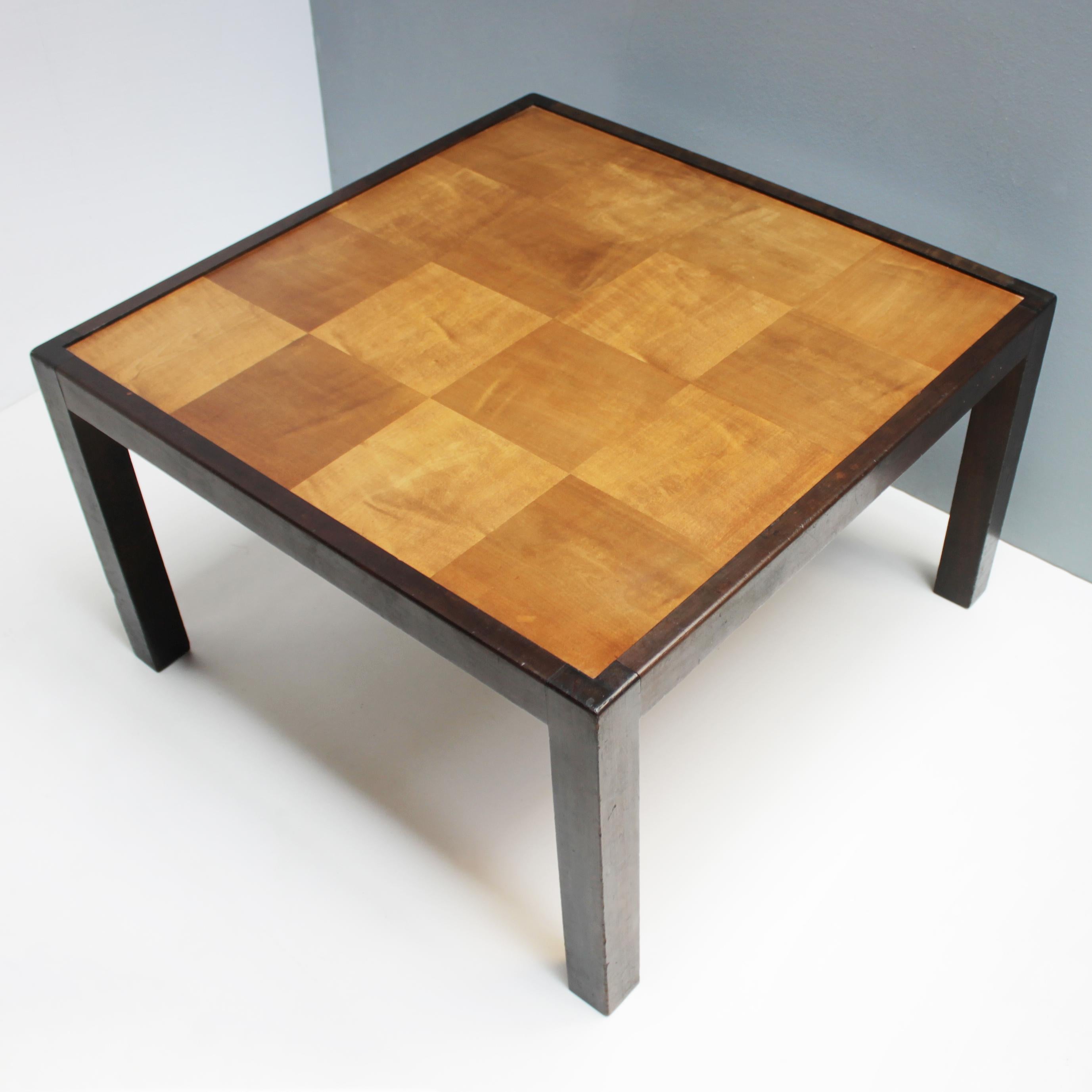 Stained Coffee Table by Erich Dieckmann For Sale