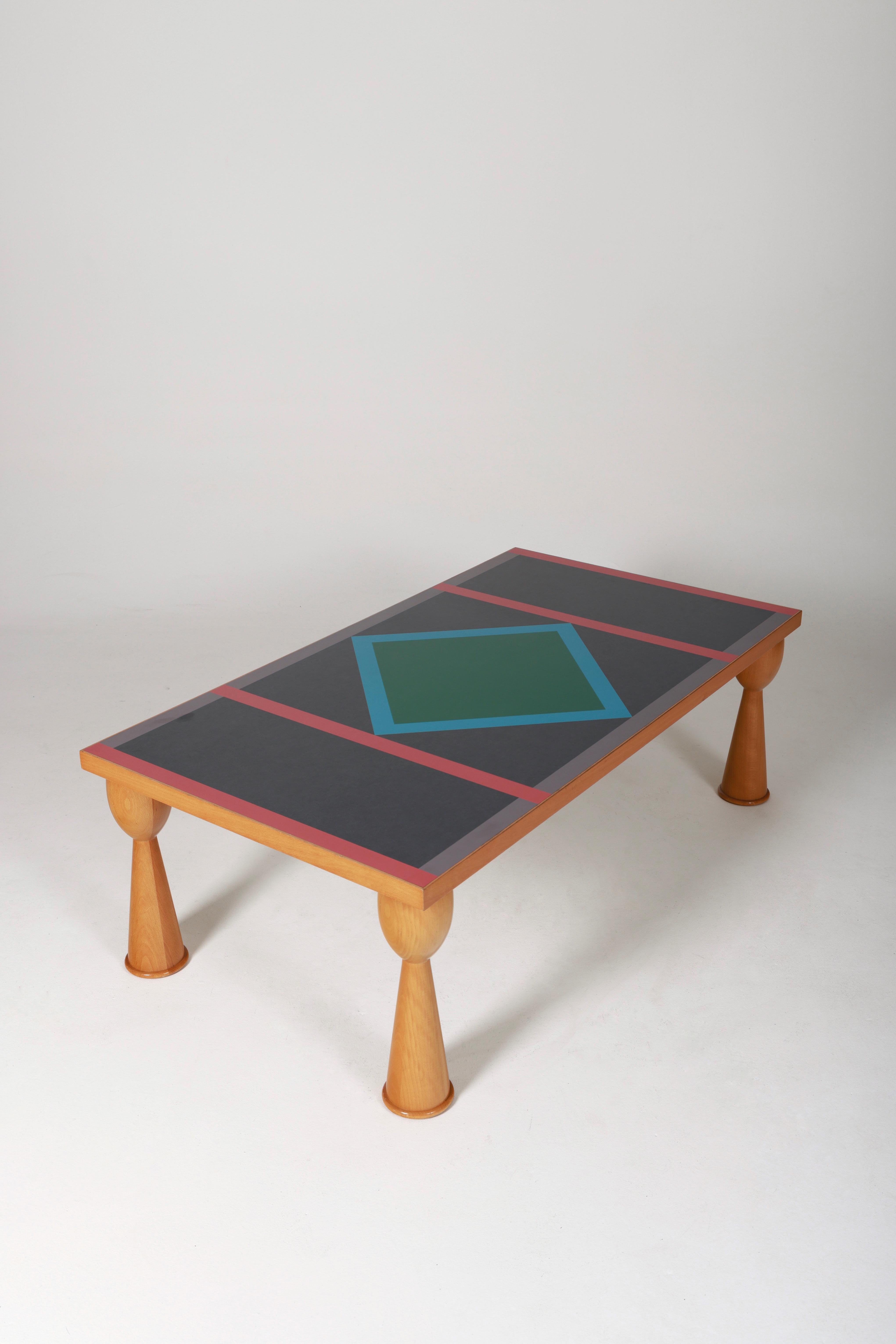 Wood Coffee Table By Ettore Sottsass And Marco Zanini For Zanotta, 1990s