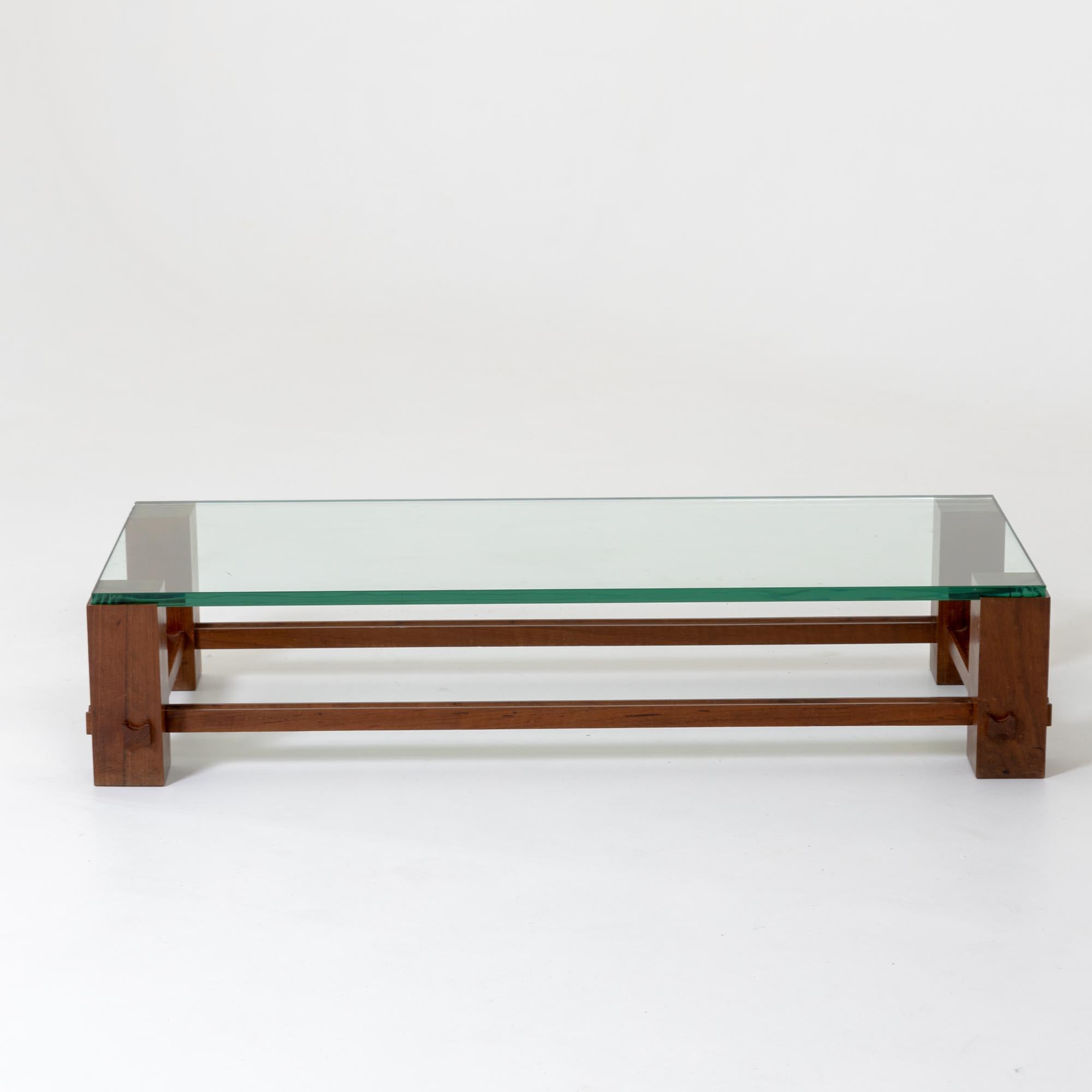 Verre Table basse de Fontana Arte, modèle 2461, Italie 1968 en vente