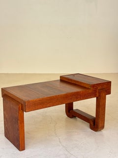 Coffee table by Francisque Chaleysin in limed oak circa 1940