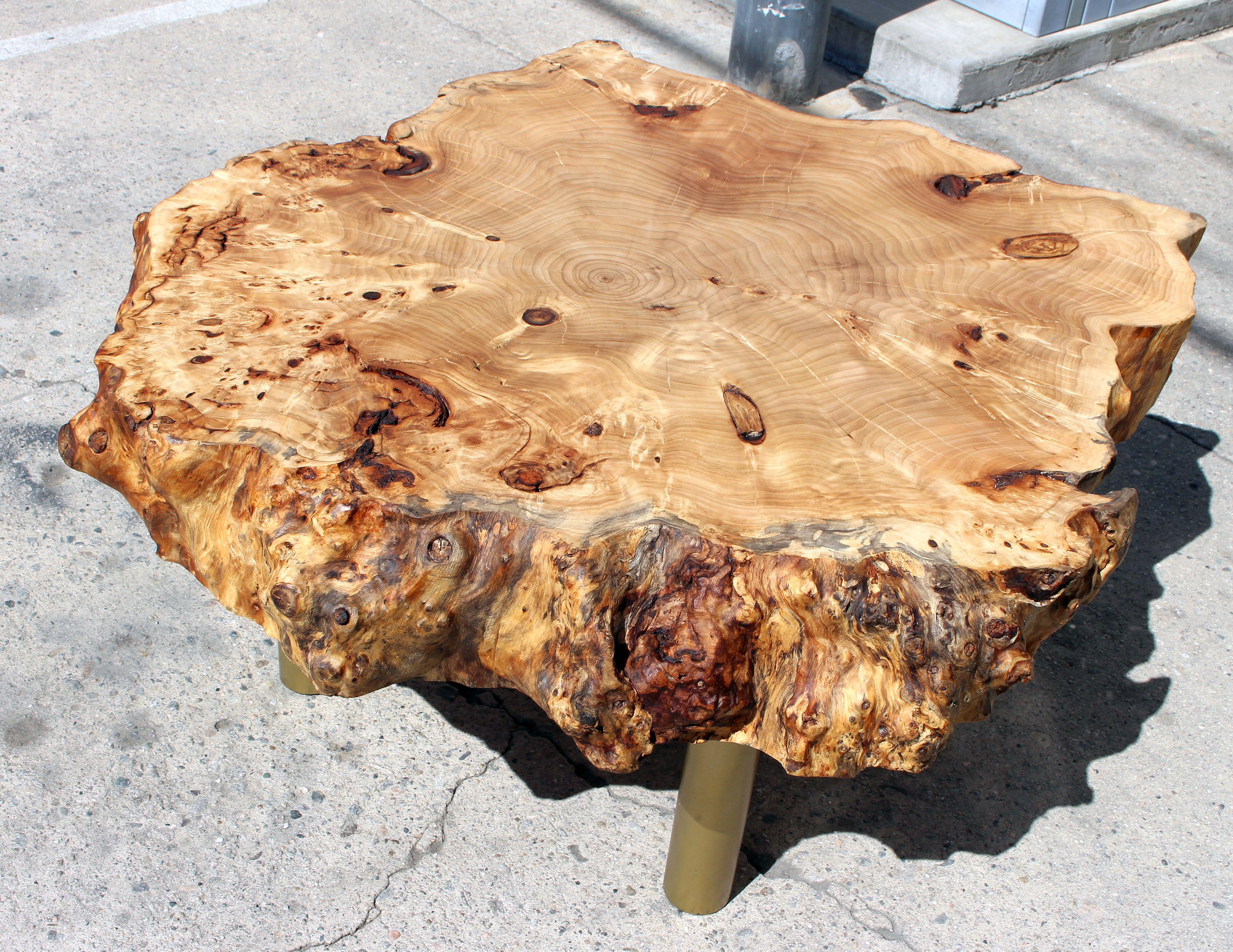 Mid-Century Modern Coffee Table by Gimo Fero in Style of Gorge Nakashima 