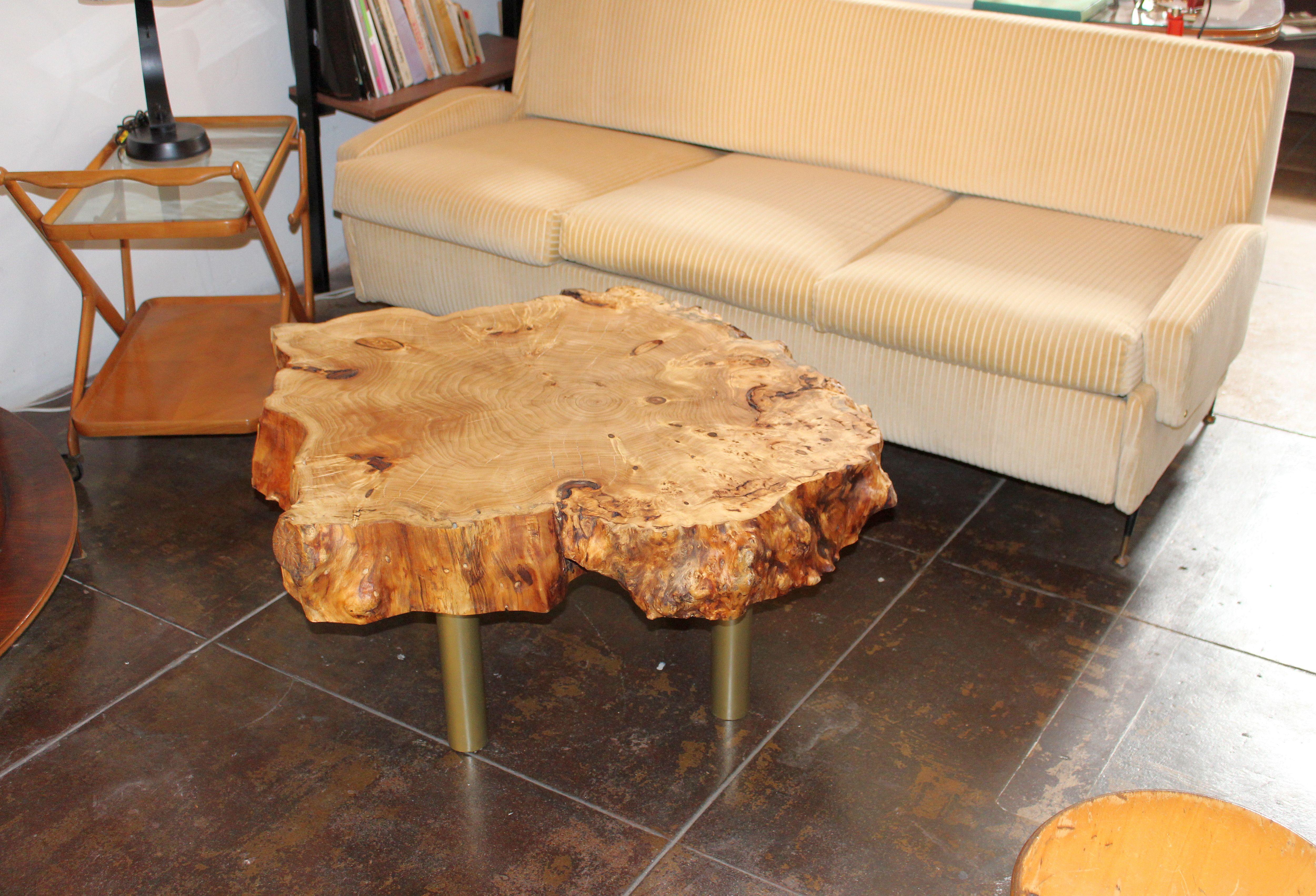 Coffee Table by Gimo Fero in Style of Gorge Nakashima  In Good Condition In Los Angeles, CA