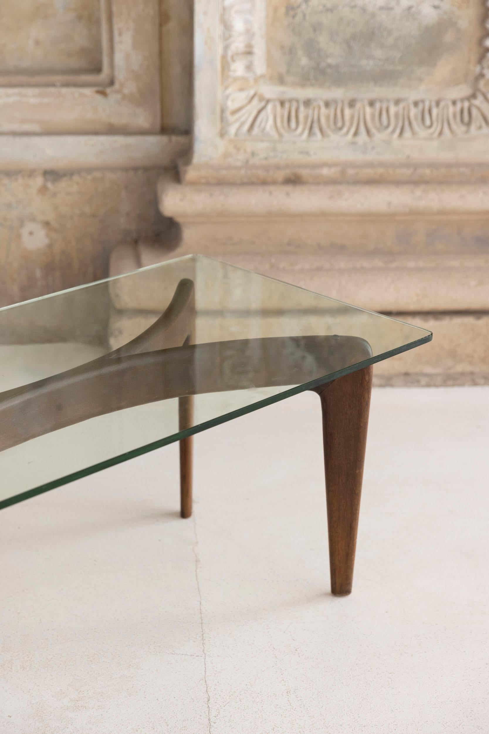 Mid-20th Century Coffee table by Gio Ponti for Fontana Arte, Italy, 1950s For Sale