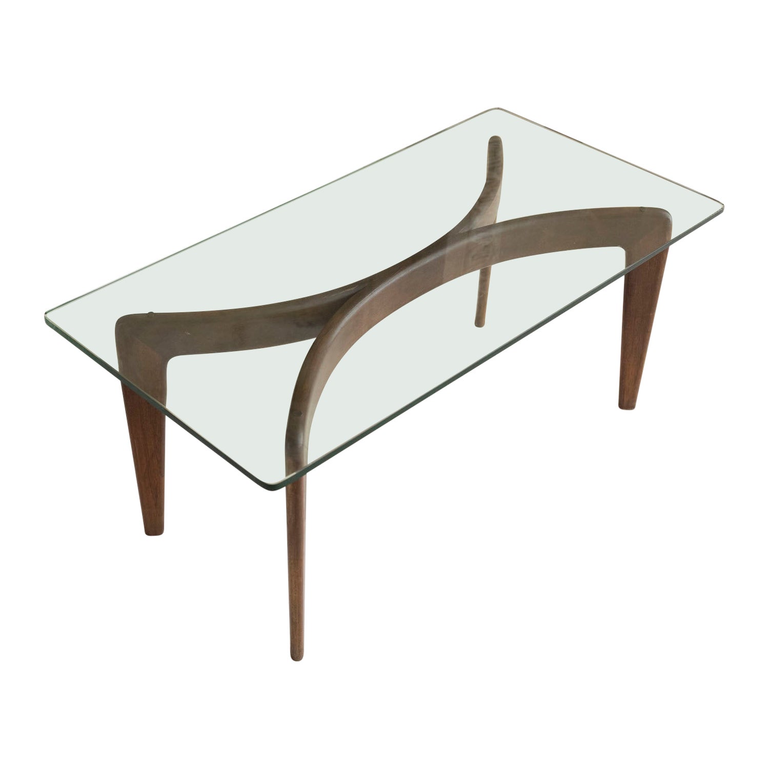 Coffee table by Gio Ponti for Fontana Arte, Italy, 1950s For Sale