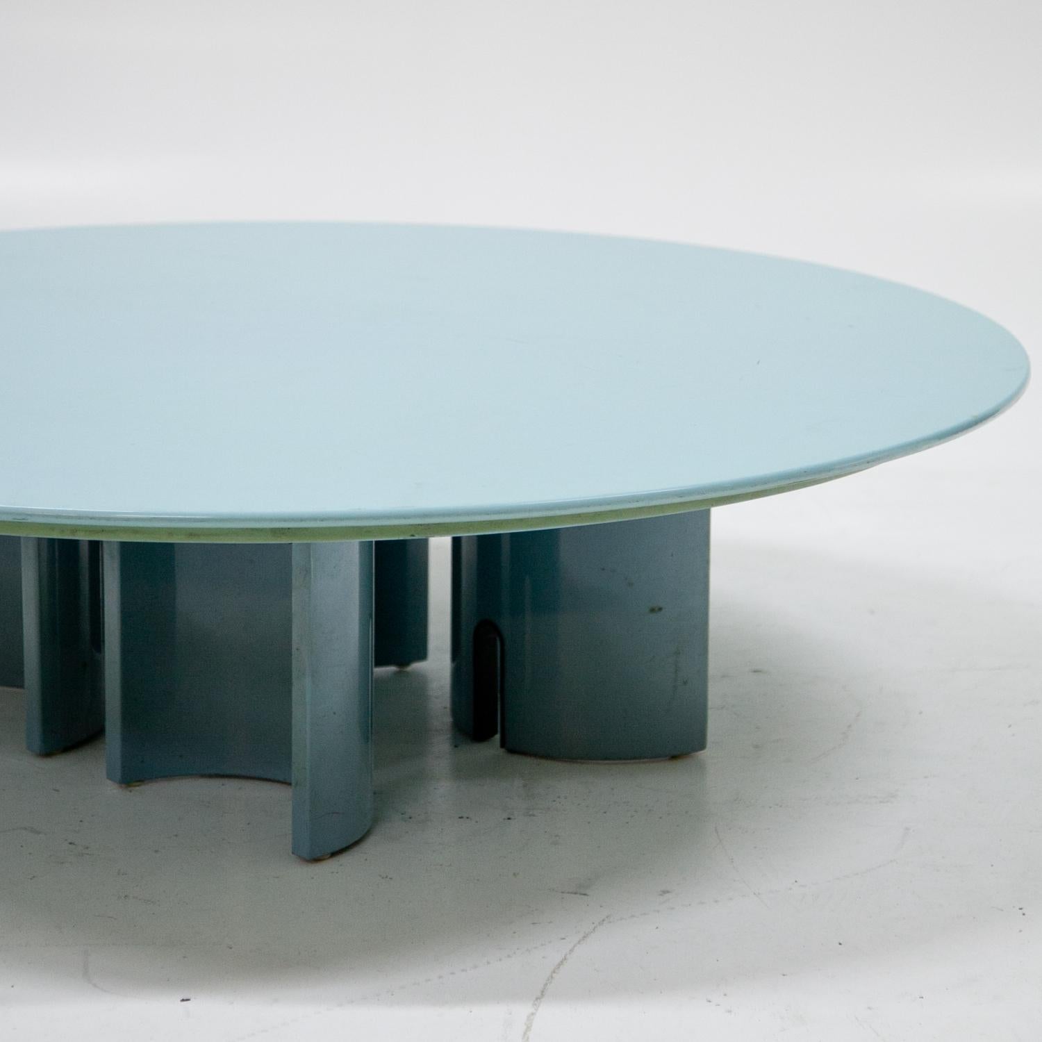 Coffee Table by Giovanni Offredi for Saporiti, Italy, 1980s 4