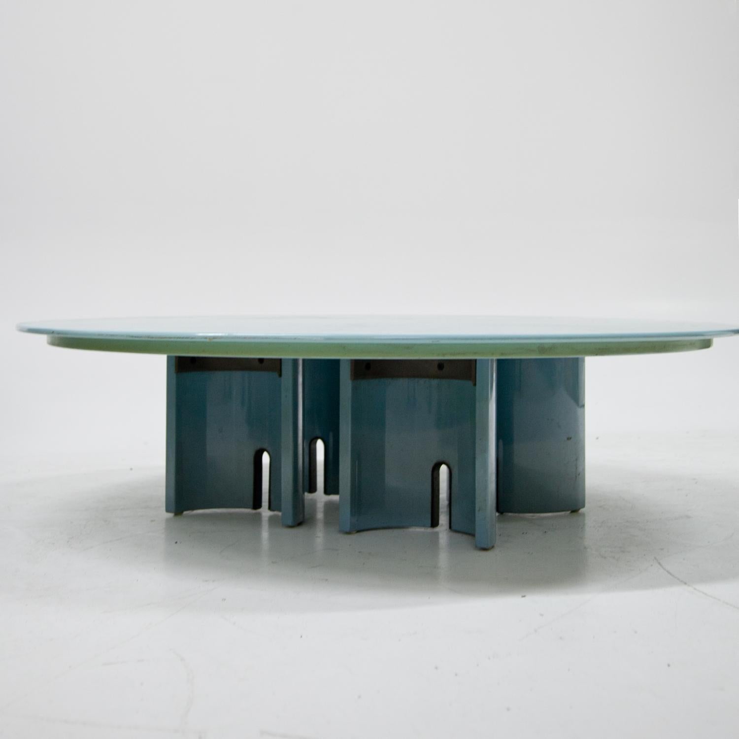 Late 20th Century Coffee Table by Giovanni Offredi for Saporiti, Italy, 1980s