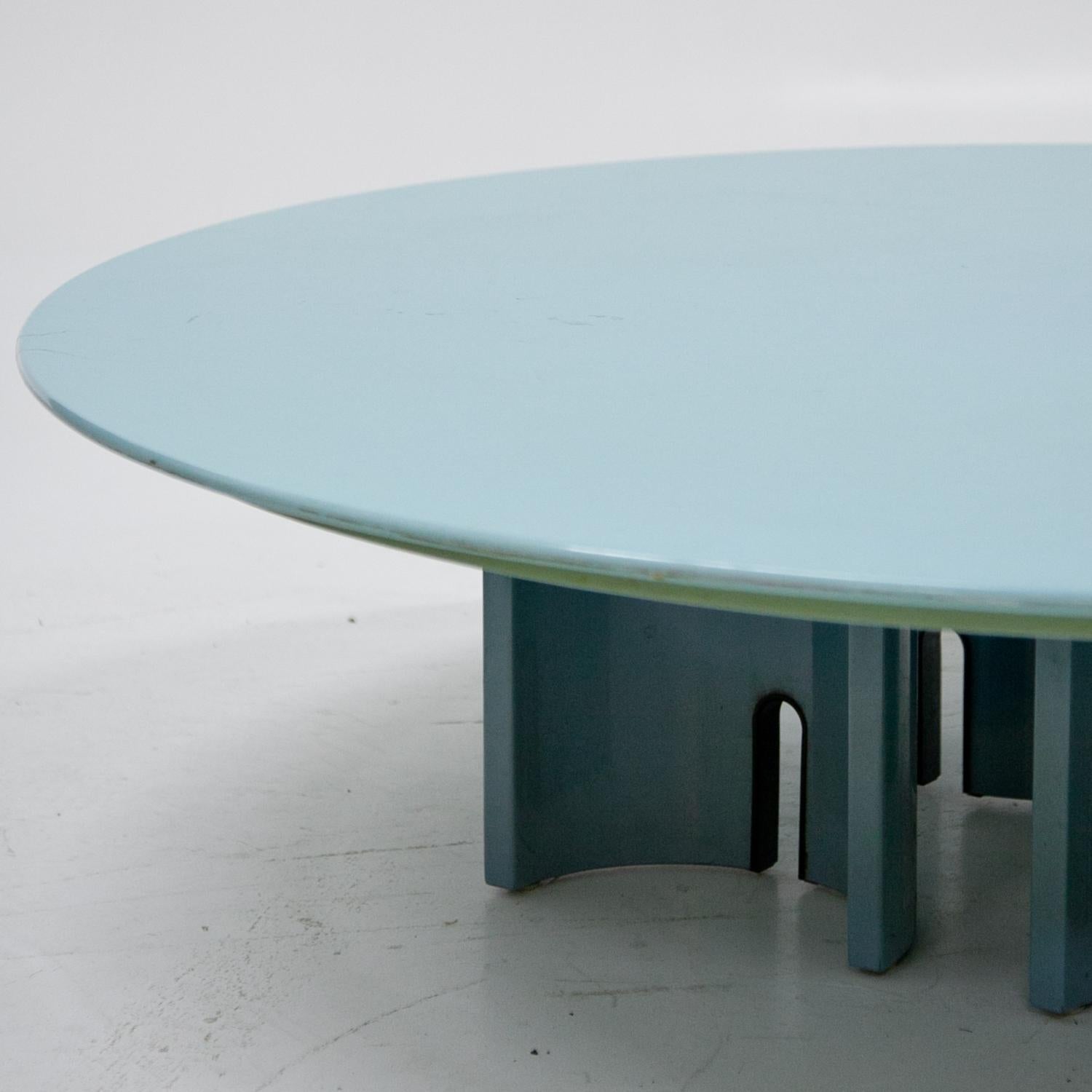 Coffee Table by Giovanni Offredi for Saporiti, Italy, 1980s 2