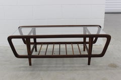 Table basse de Giuseppe Scapinelli, design brésilien moderne du milieu du siècle dernier