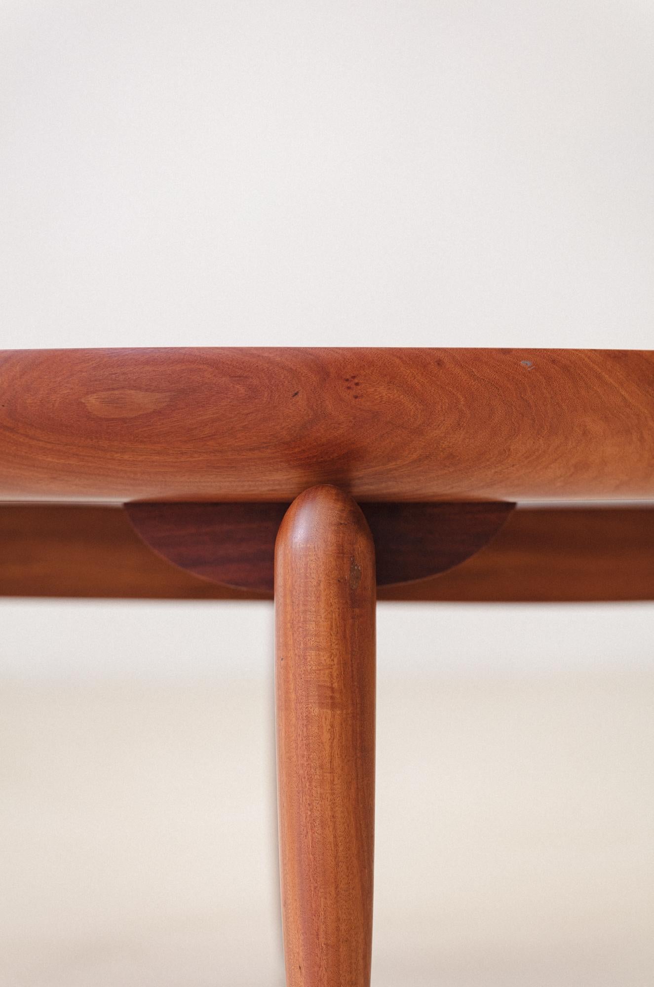 Table basse de Giuseppe Scapinelli, design brésilien moderne du milieu du siècle dernier Bon état - En vente à New York, NY
