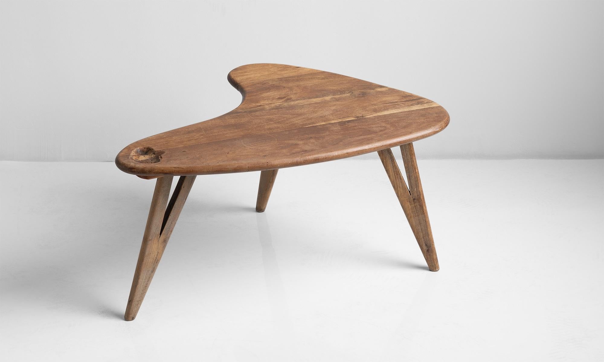 Mid-Century Modern Coffee Table by Giuseppe Scapinelli, Italy, circa 1950
