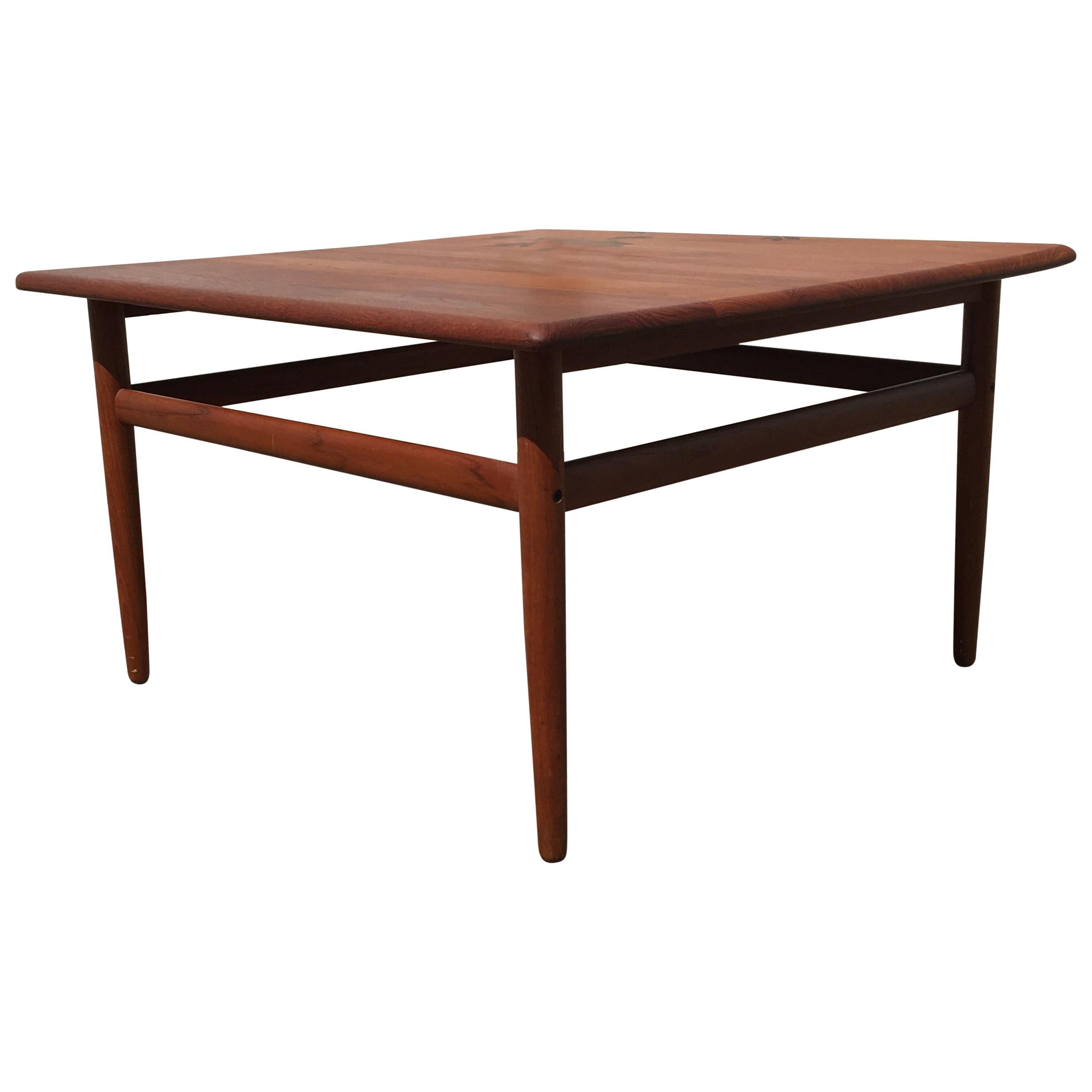 Danish Coffee Table by Grethe Jalk, 1950s