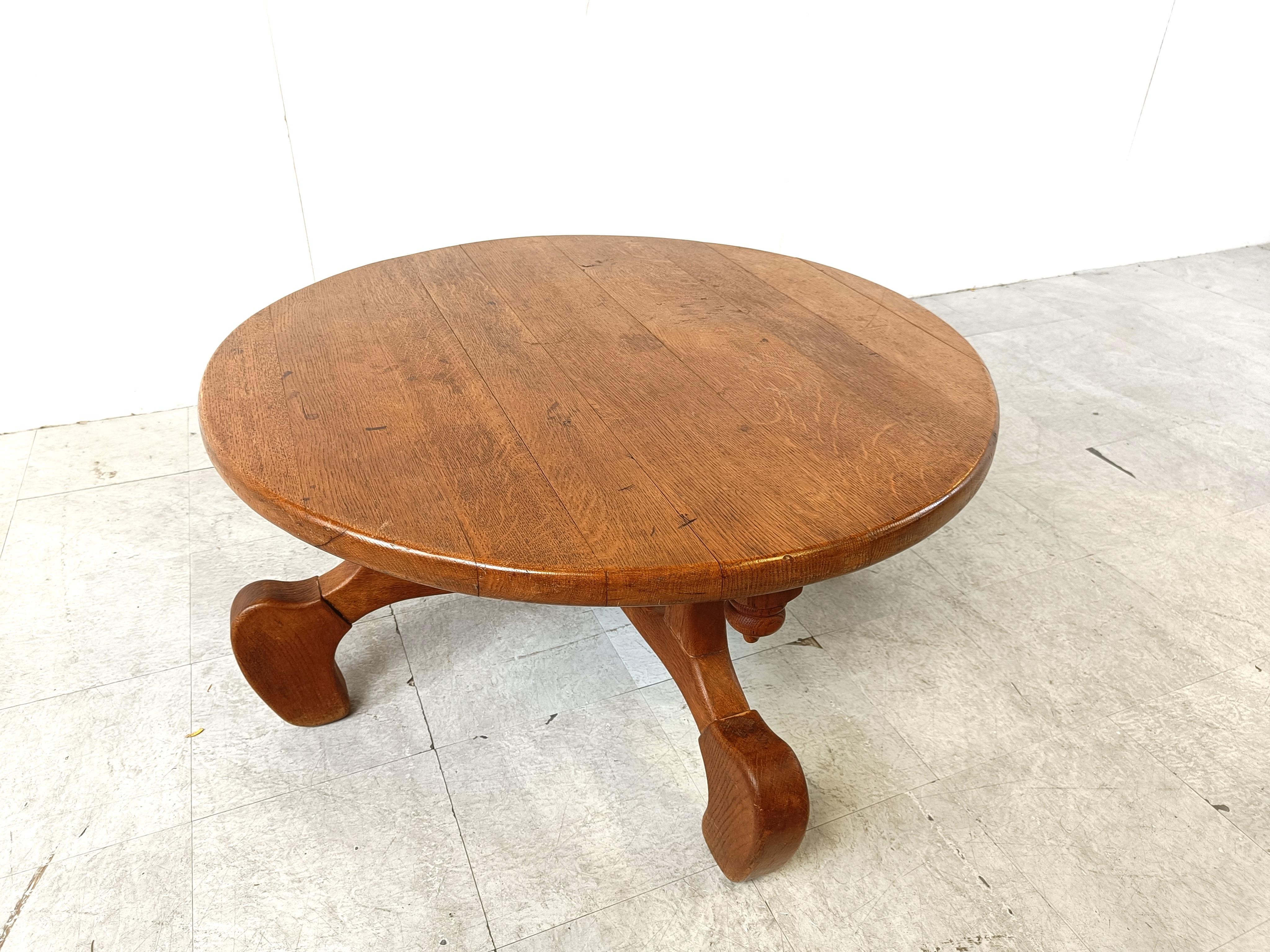 Coffee table by Guillerme et Chambron, 1960s For Sale 4