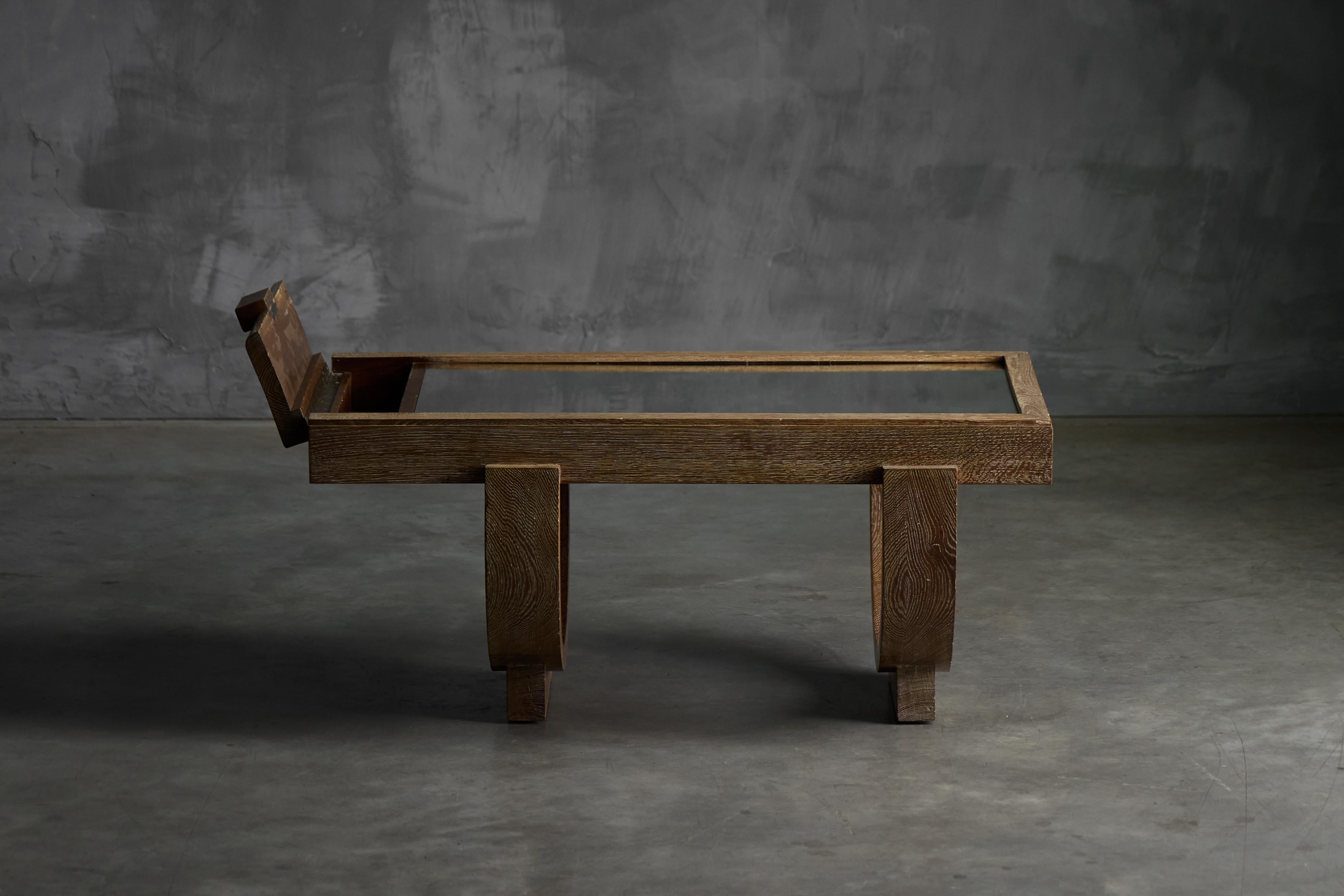 Mesa de centro de Guillerme et Chambron, Francia, Mediados del siglo XX Francés en venta