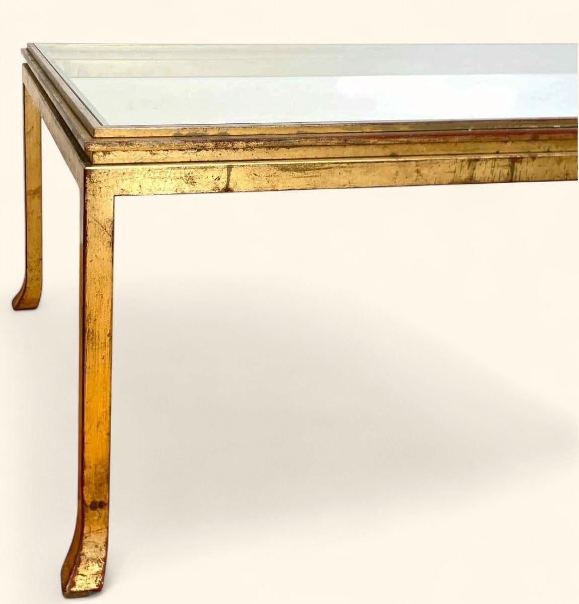Mesa de centro de Henri Pouenat (1934-1987) para Maison Ramsay. 1960s. Moderno de mediados de siglo en venta
