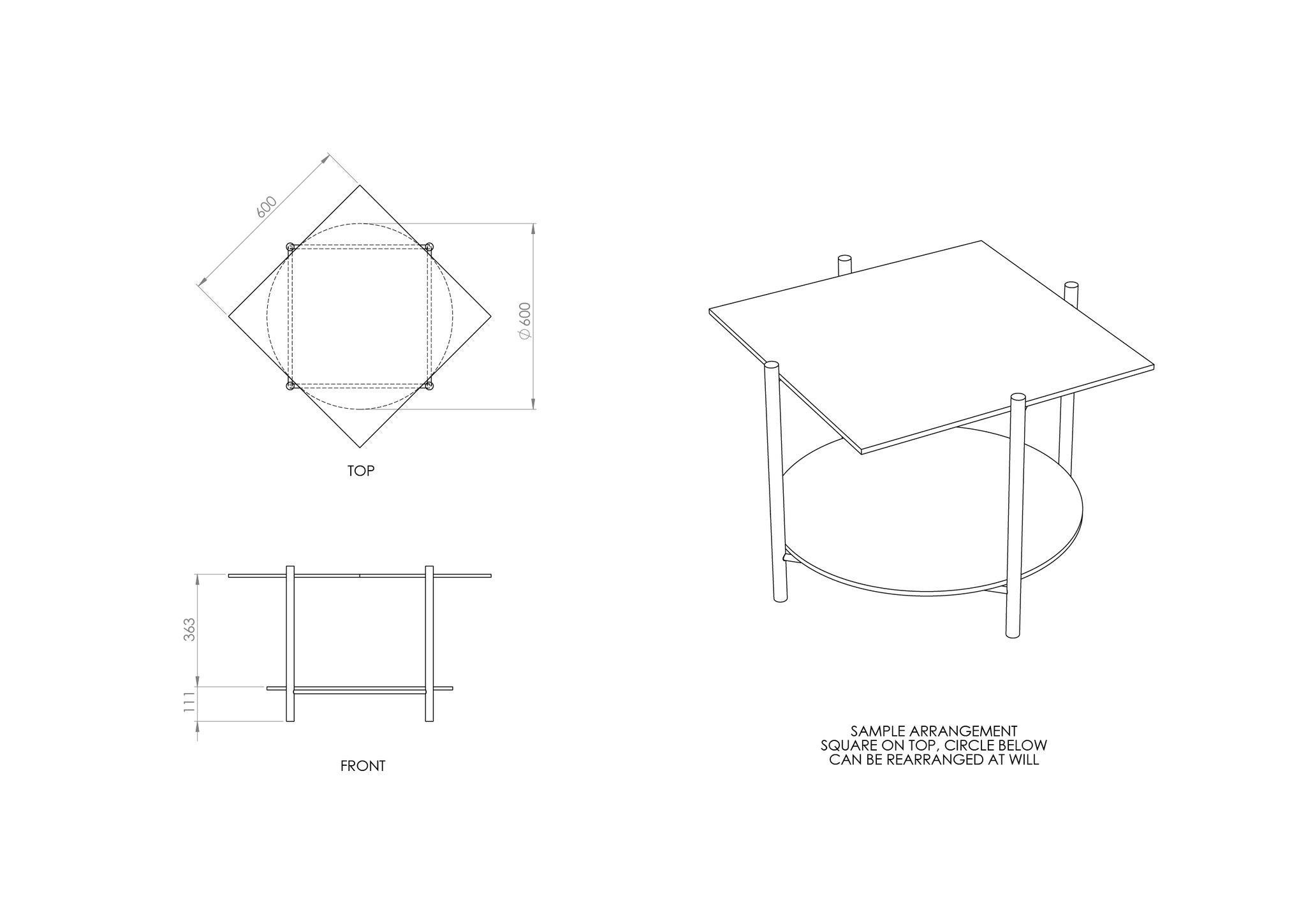 Modern Coffee Table by Henry Wilson