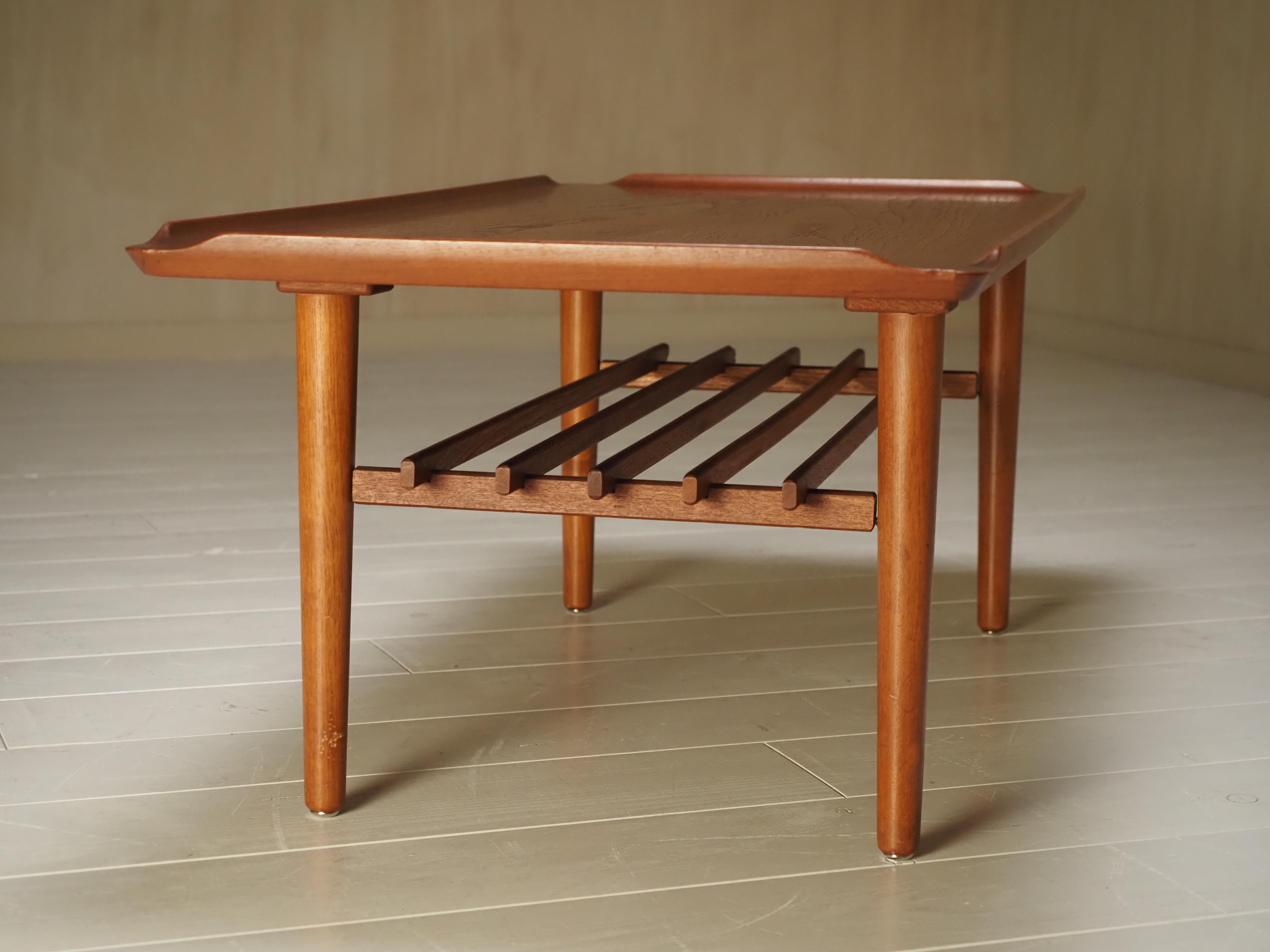 Coffee table by Holger Georg Jensen for Kubus, Denmark 1960s For Sale 4