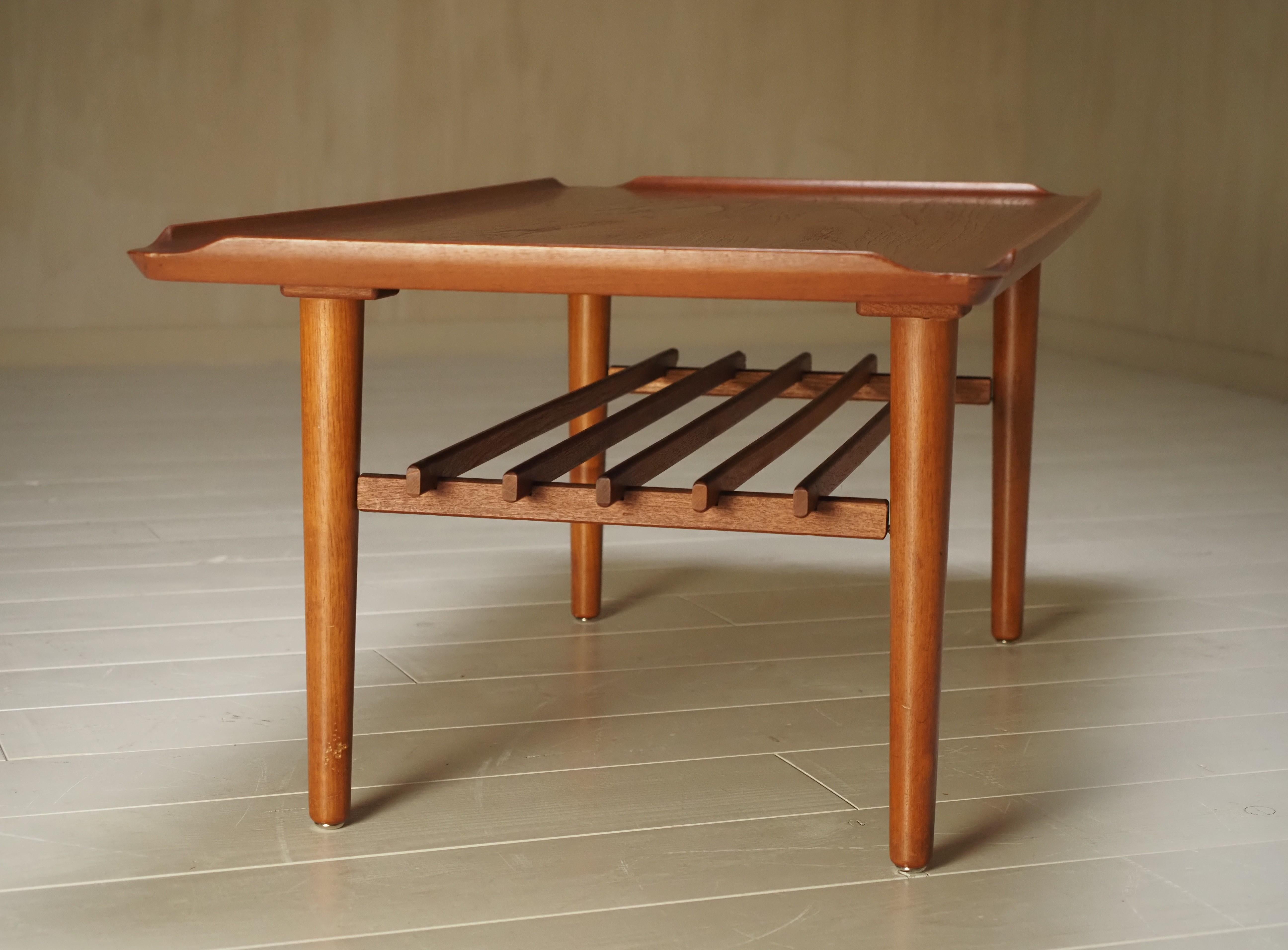 Coffee table by Holger Georg Jensen for Kubus, Denmark 1960s For Sale 5