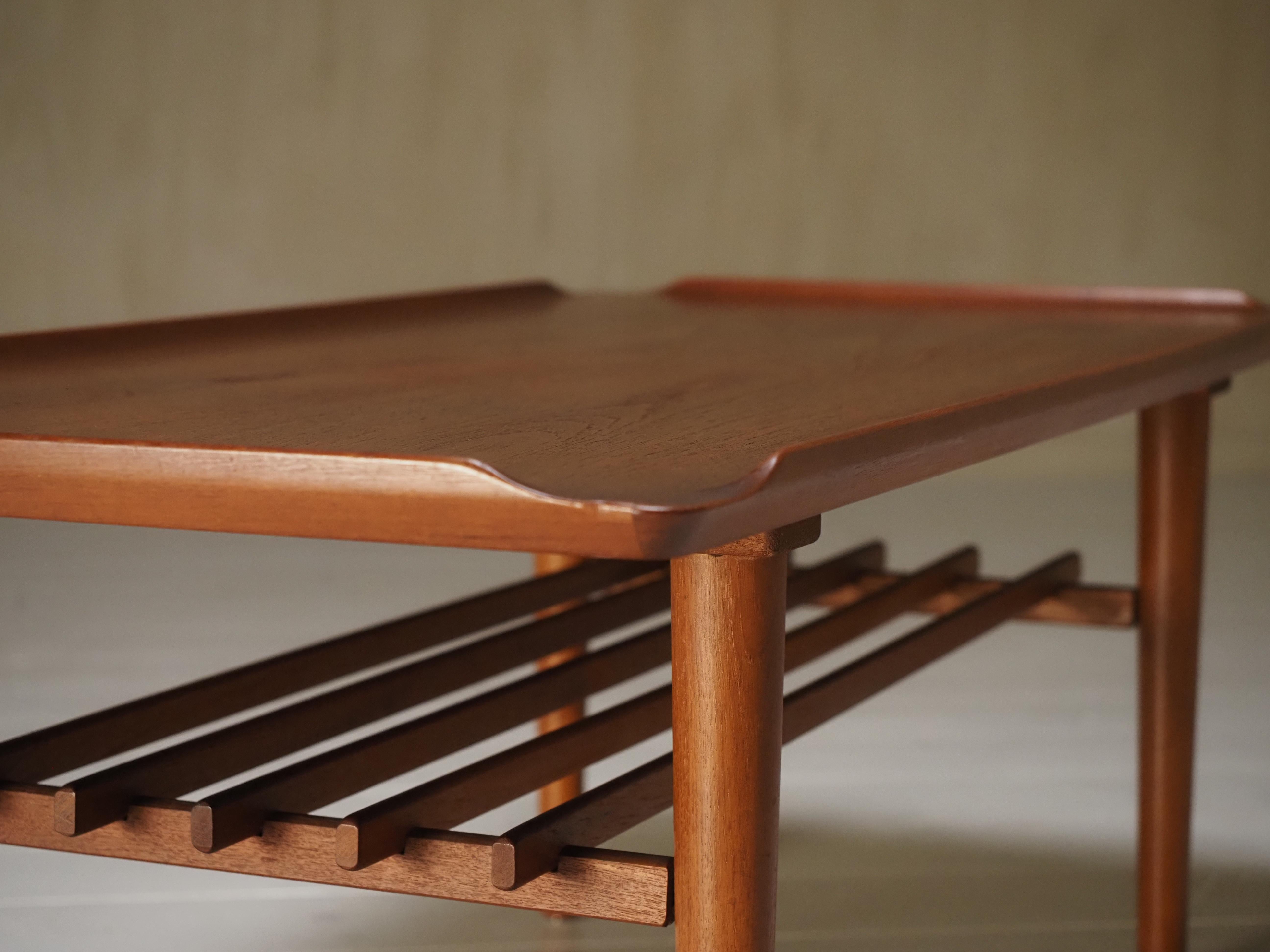 Coffee table by Holger Georg Jensen for Kubus, Denmark 1960s For Sale 11
