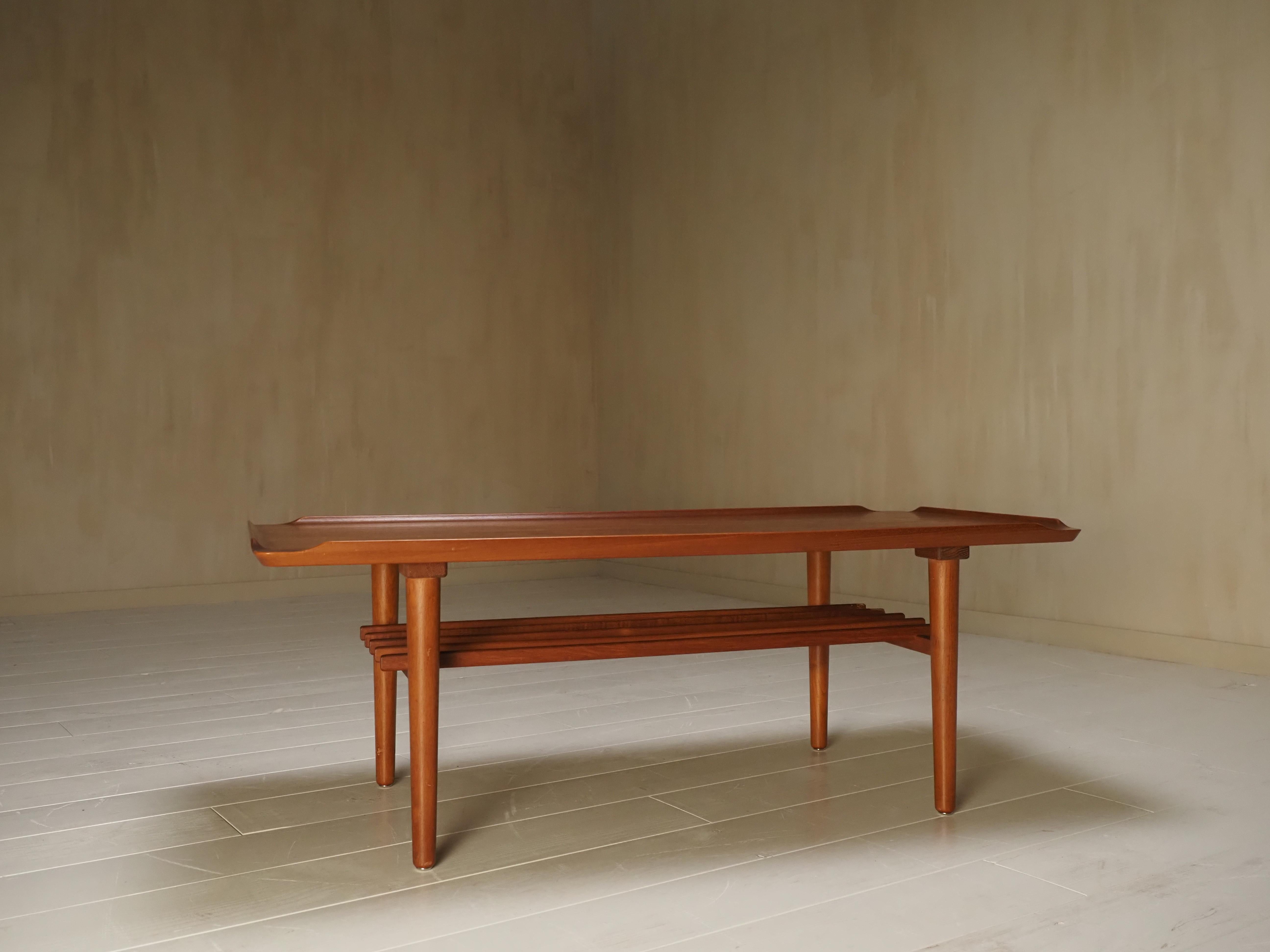 Danish Coffee table by Holger Georg Jensen for Kubus, Denmark 1960s For Sale
