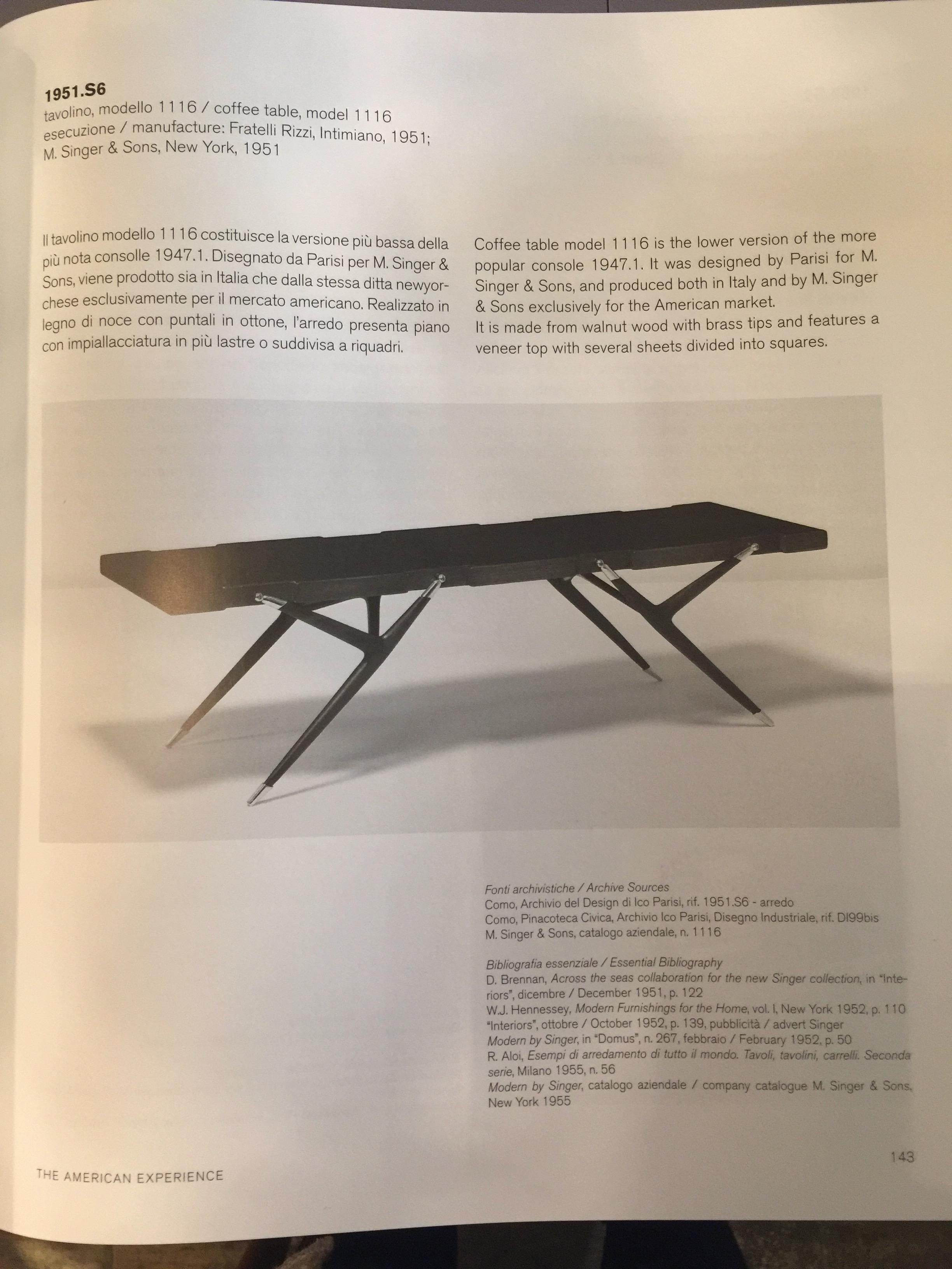 Mid-20th Century Coffee Table by Ico Parisi, circa 1951