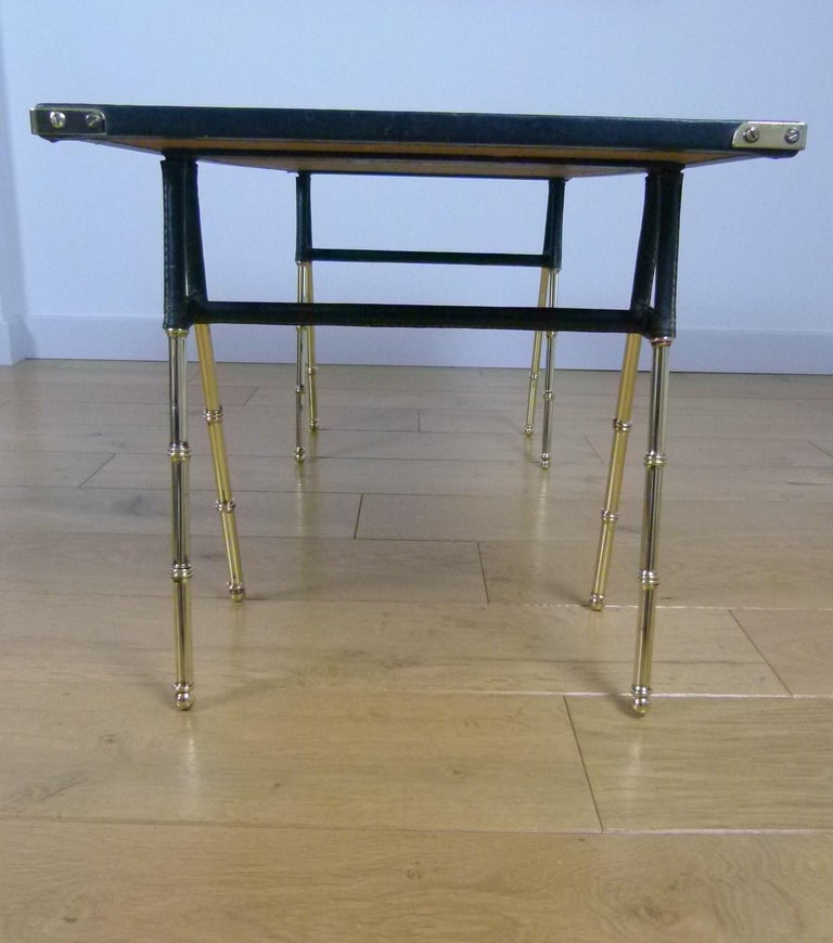 Dessous-de-plat Extensible Jacques Adnet - Métal Argenté - Design Vintage Années 50