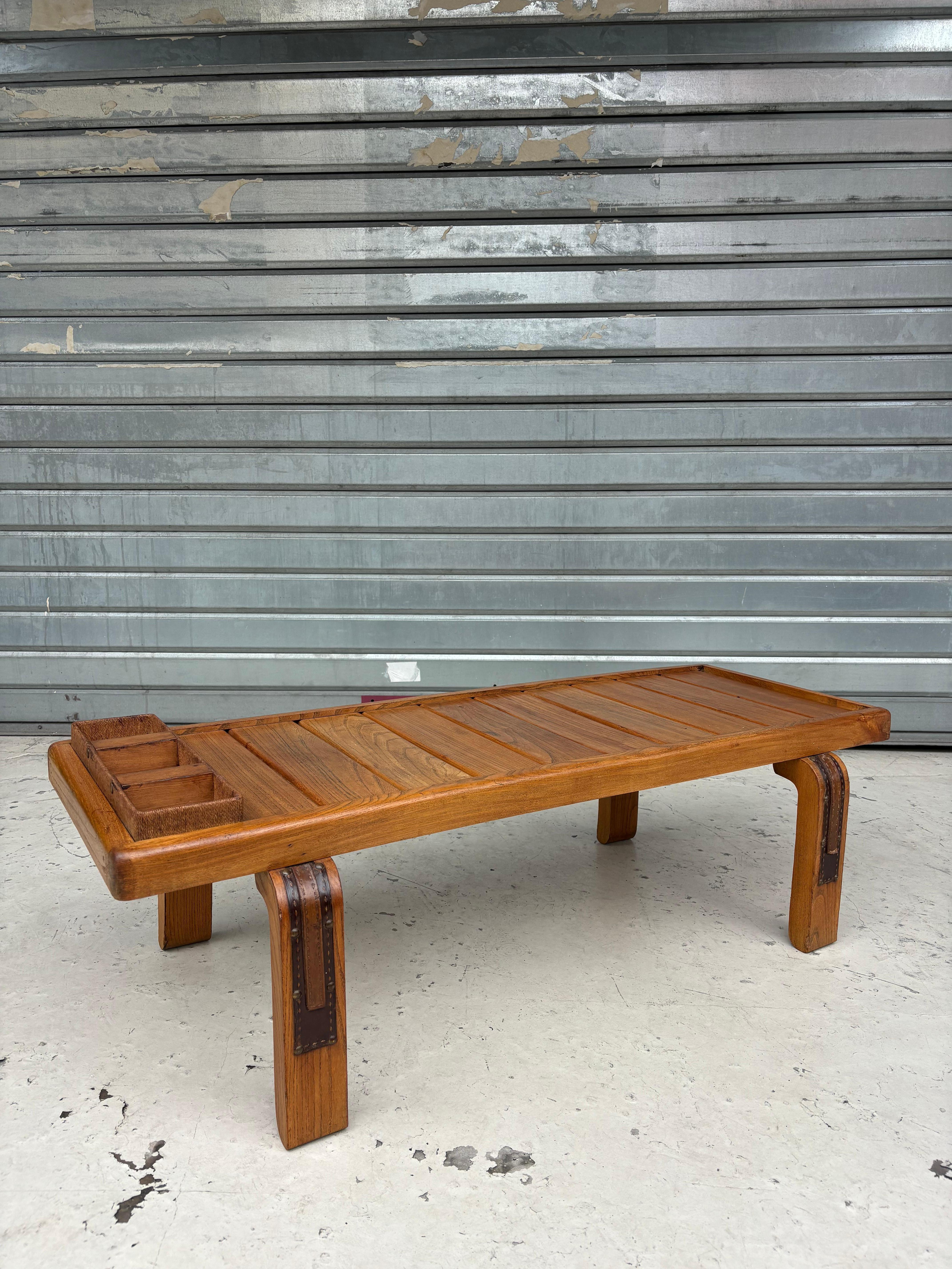 French Coffee table by Jacques Adnet For Sale