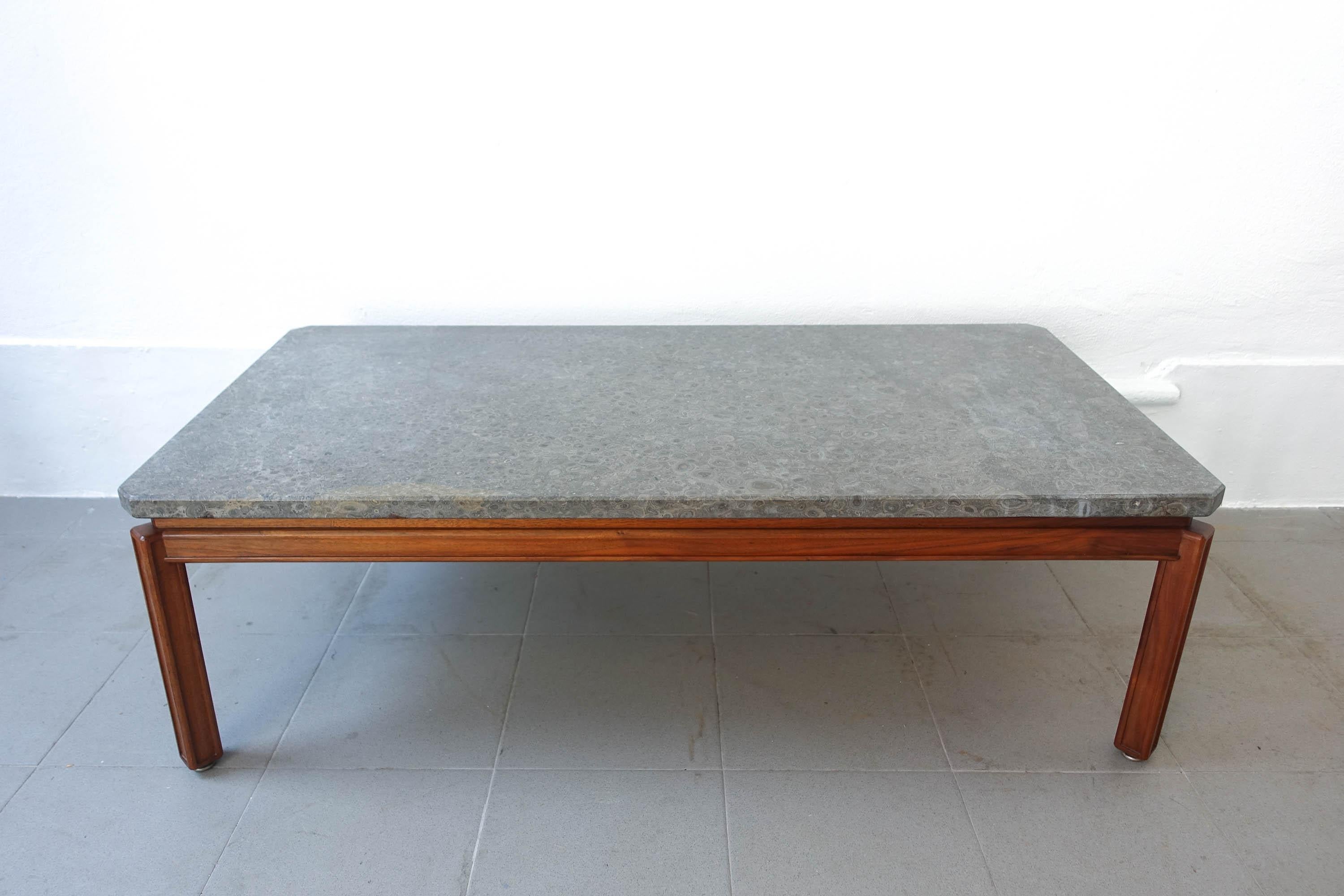 Portuguese Coffee Table by José Espinho for Estoril Sol Hotel,  Model Export, 1970's For Sale