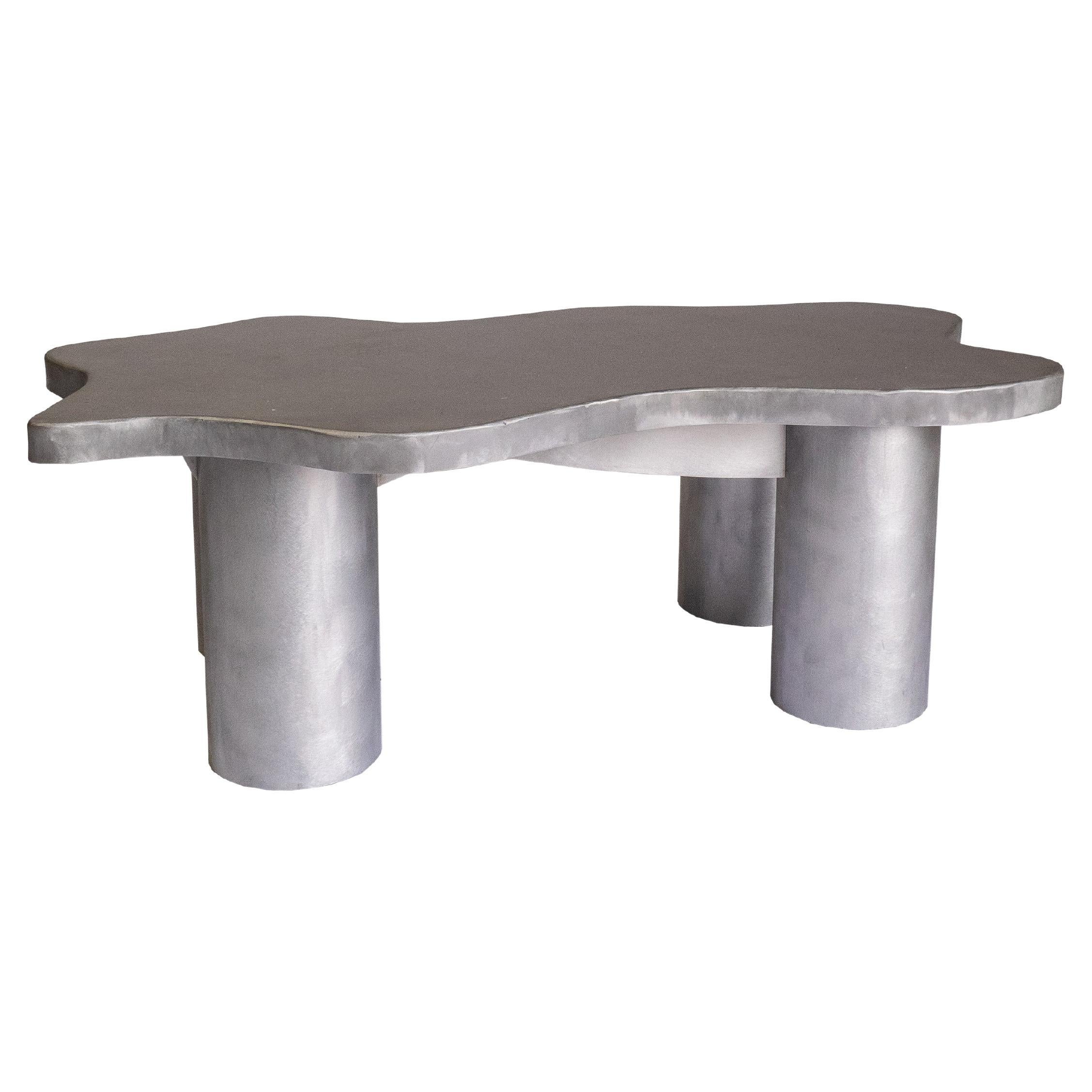 'Coffee Table' by Six Dots Design Aluminium metal  For Sale