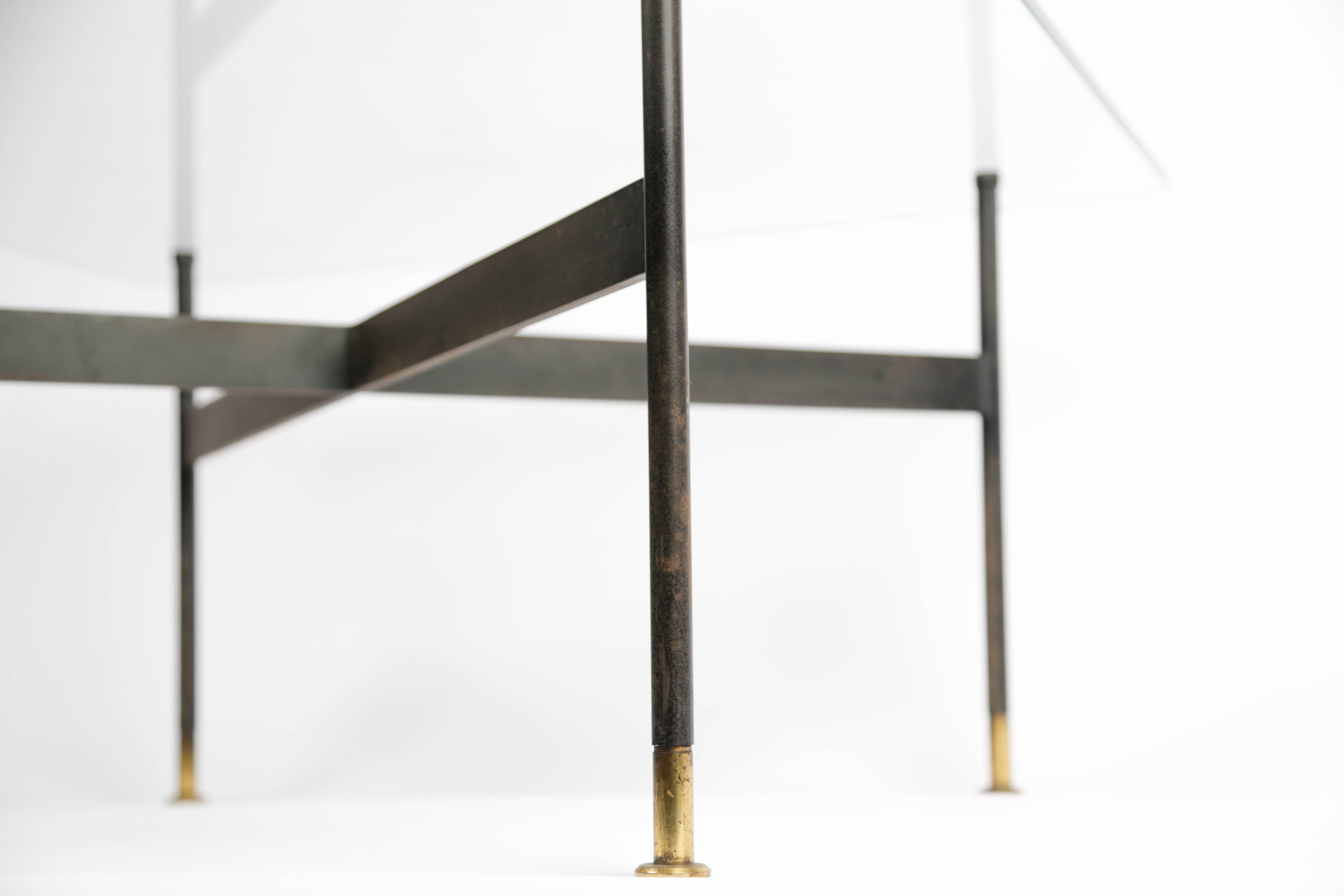 Brass Coffee Table by Katavalos, Litell and Kelly for Laverne For Sale