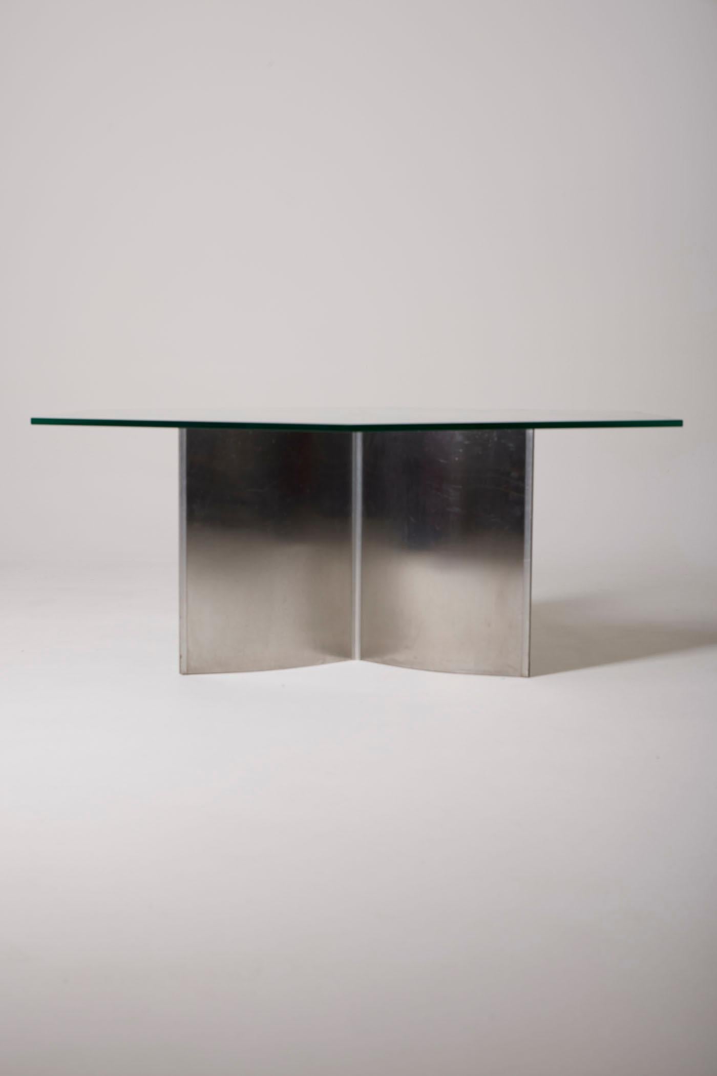 Coffee table by Kim Moltzer and Jean Paul Barray In Good Condition For Sale In PARIS, FR