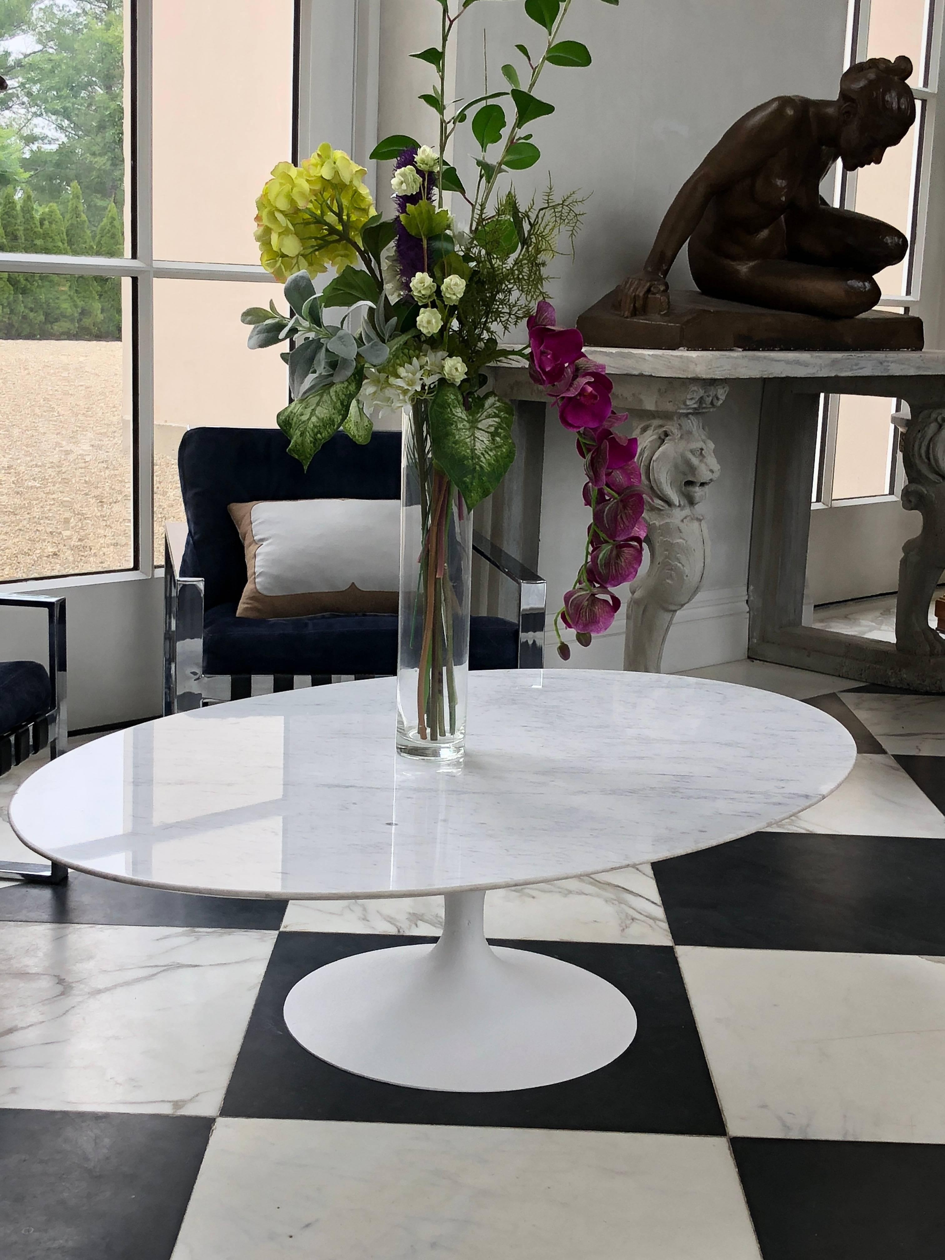 Mid-20th Century Coffee Table by Knoll with Marble top
