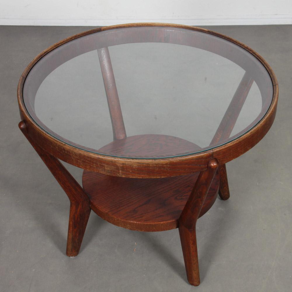 Coffee table by Kropacek and Kozelka for Interier Praha, 1944 In Good Condition For Sale In MONTESSON, FR