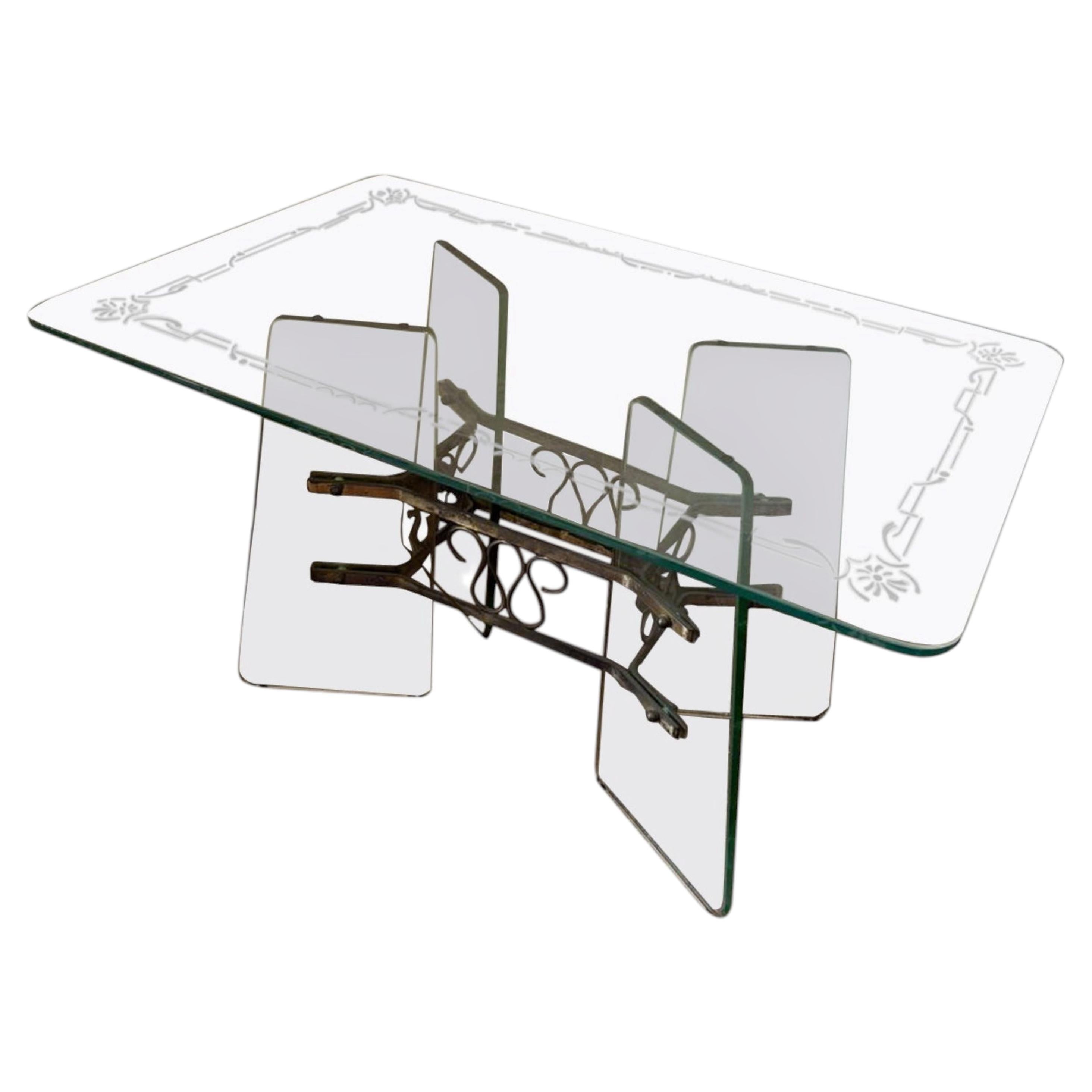 Vintage Coffee Table by Pietro Chiesa for Fontana Arte, Italy, 1940